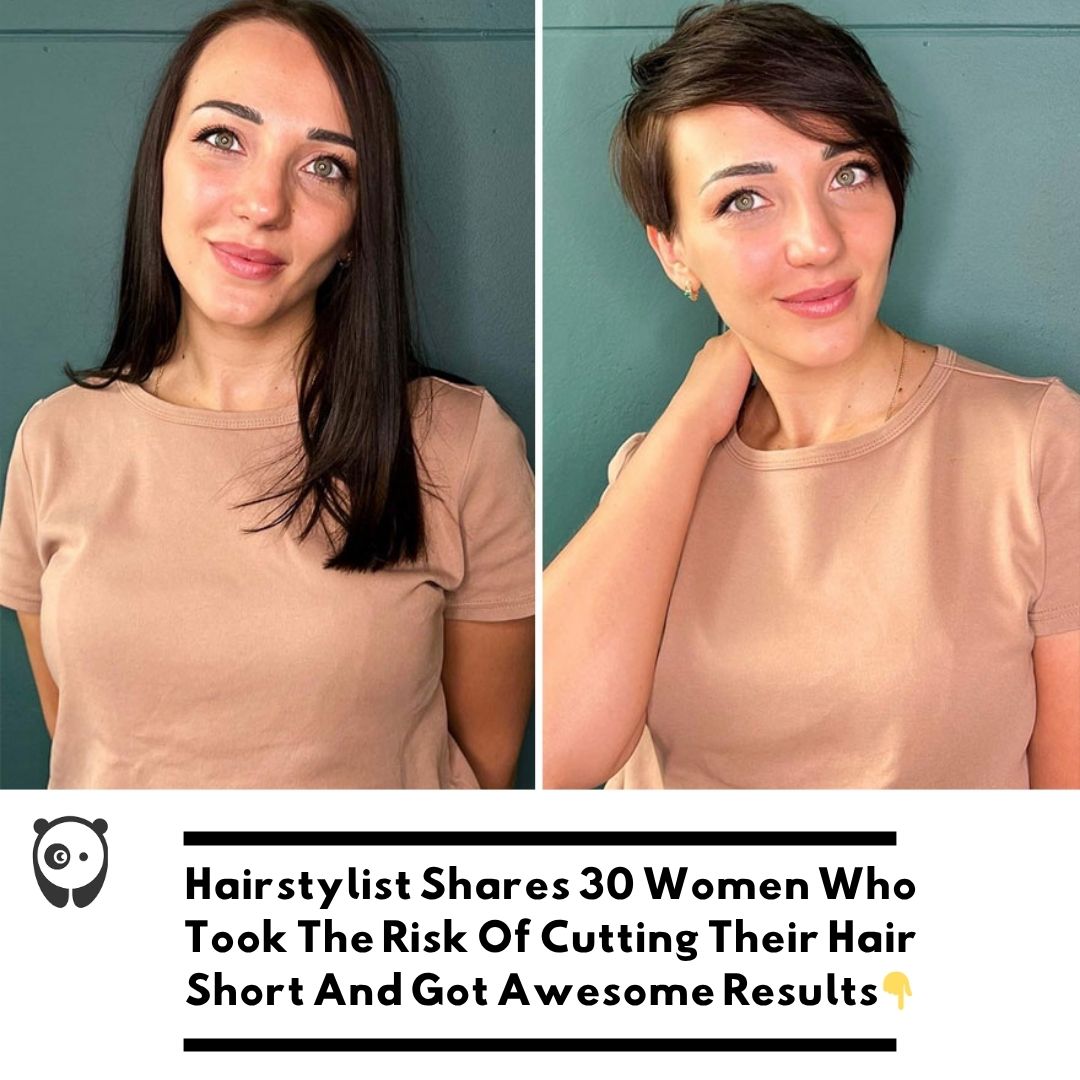 Hairstylist shares 30 women who took the risk of cutting their hair short and got awesome results. Click link in bio for more!