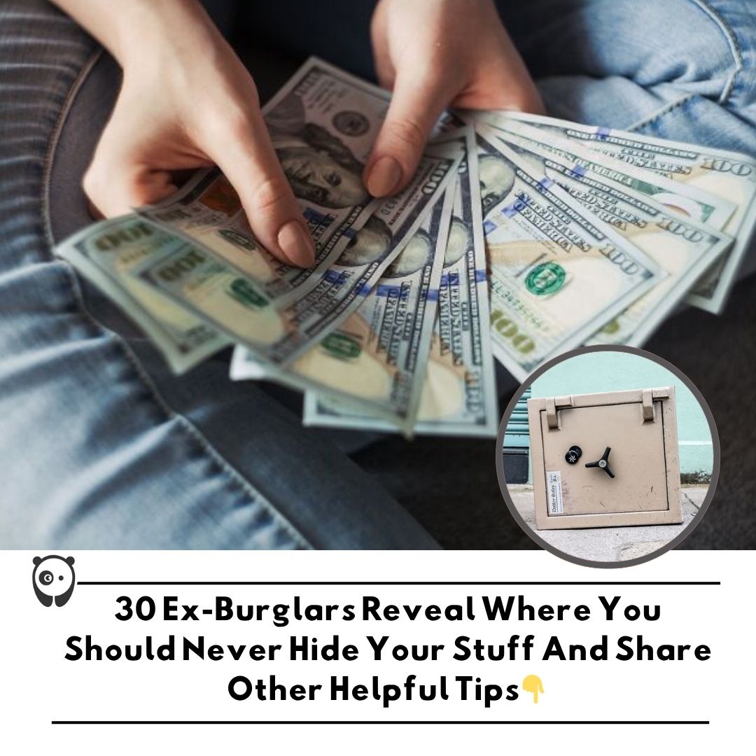 30 ex-burglars reveal where you should never hide your stuff and share other helpful tips. Click link in bio for more!