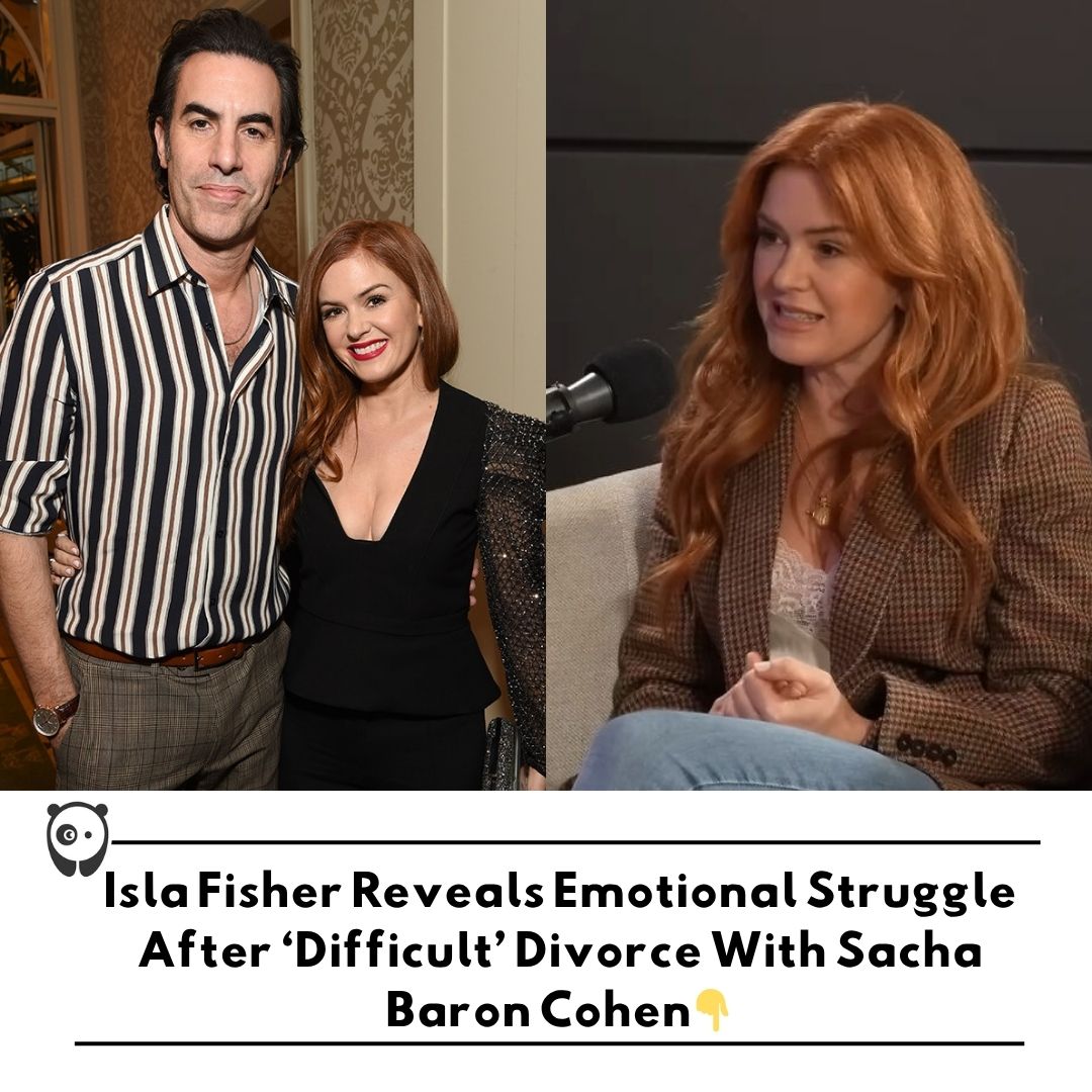 Isla Fisher reveals emotional struggle after ‘difficult’ divorce with Sacha Baron Cohen: “He fumbled the bag so hard”. Click link in bio for more!