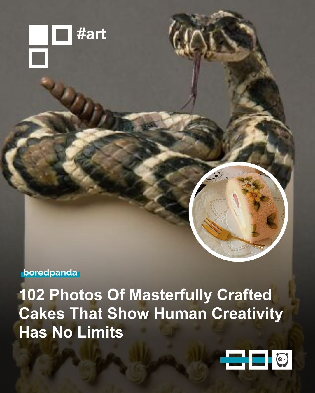102 photos of masterfully crafted cakes that show human creativity has no limits. Click link in bio for more!