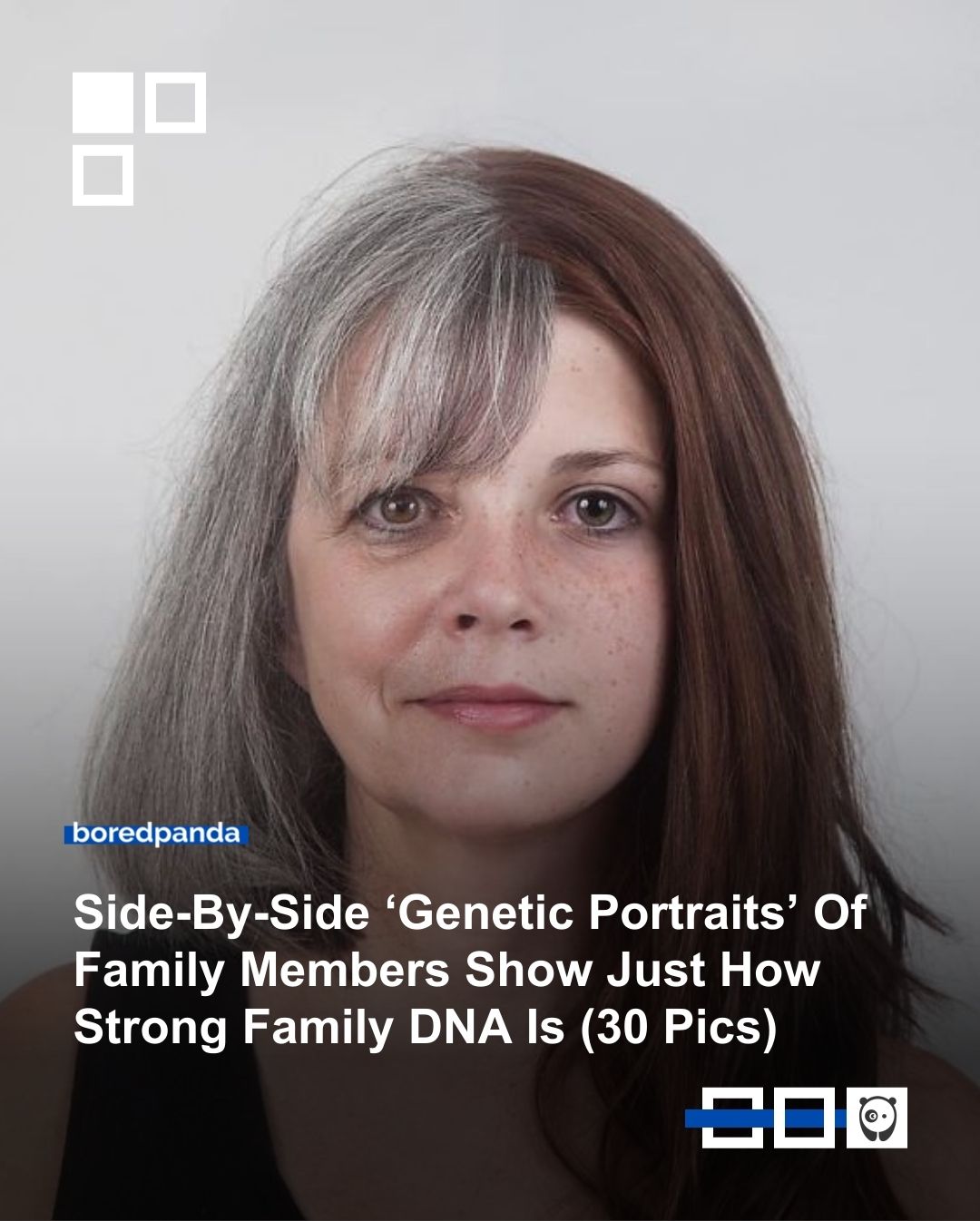 Side-by-side ‘genetic portraits’ of family members show just how strong family DNA is (30 pics). Click link in bio for more!

@geneticportraits