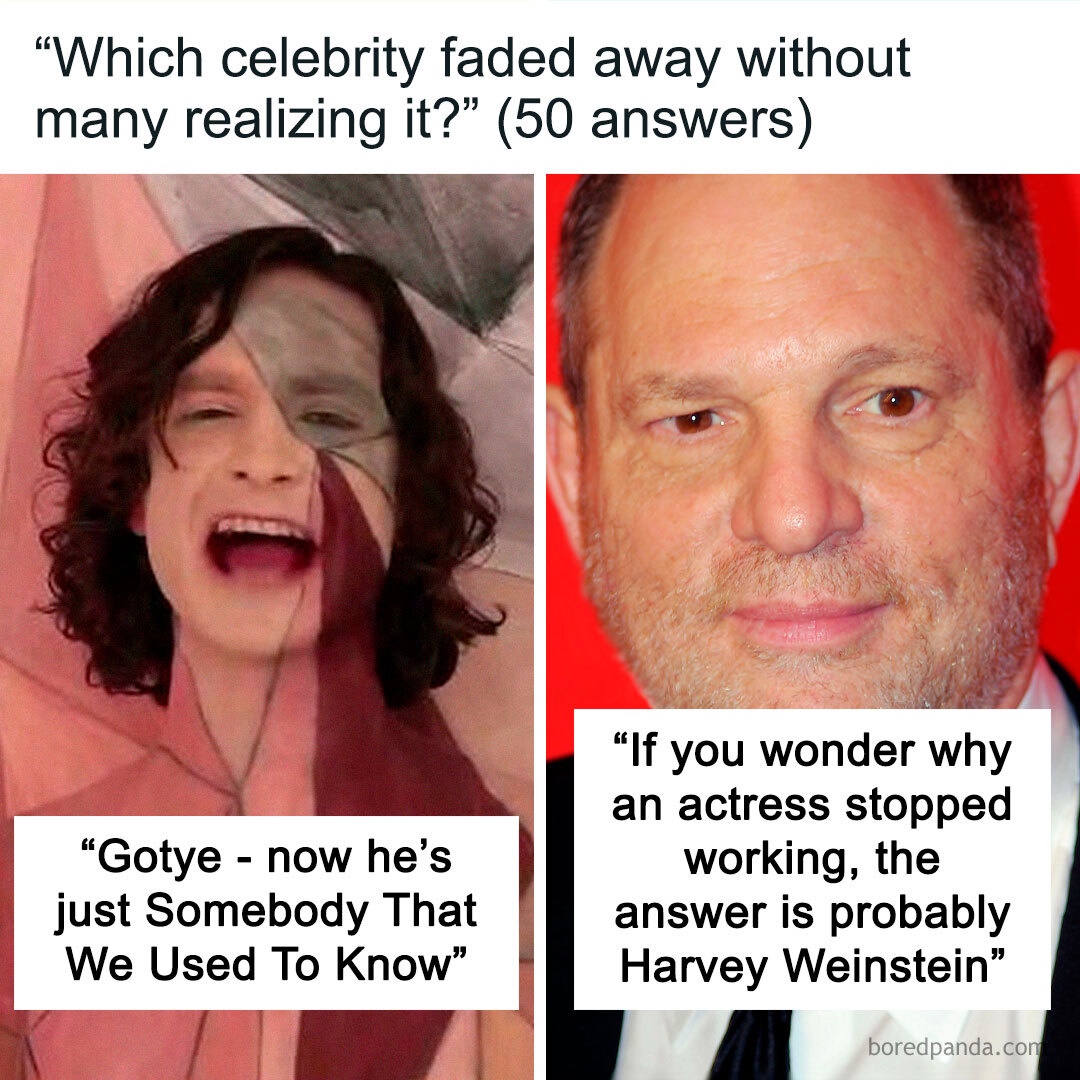 “Which celebrity faded away without many realizing it?” (link in the comments)