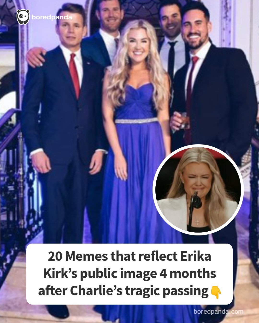 20 Memes that reflect Erika Kirk’s public image 4 months after Charlie’s tragic passing (link in the comments)