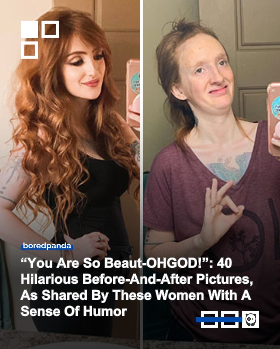 40 hilarious before-and-after pictures, as shared by these women with a sense of humor. Click link in bio for more!