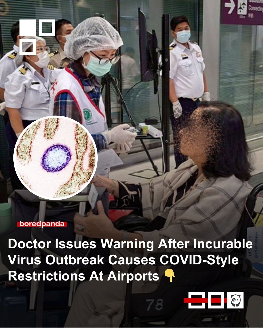 Doctor issues warning after incurable virus outbreak causes COVID-style restrictions at airports. Click link in bio for more!