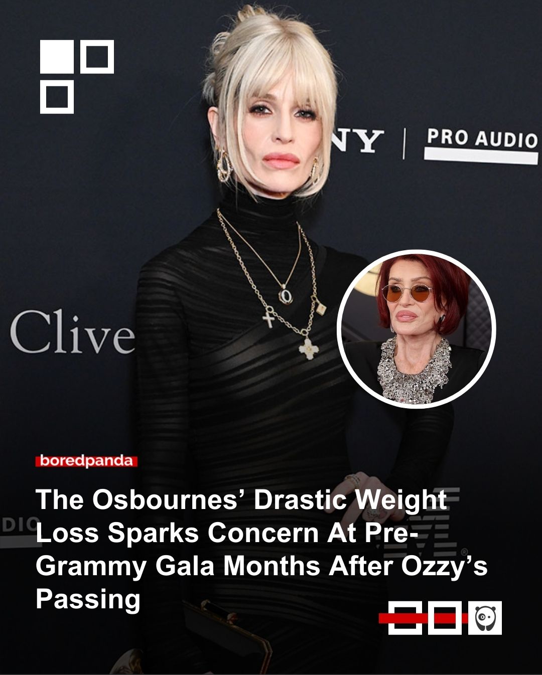 The Osbournes’ drastic weight loss sparks concern at the pre-grammy gala months after Ozzy’s passing. Click link in bio for more.

#Grammys