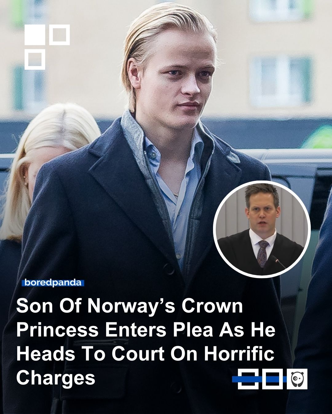 Son of Norway’s crown princess enters plea as he heads to court on horrific charges. Click link in bio for more!