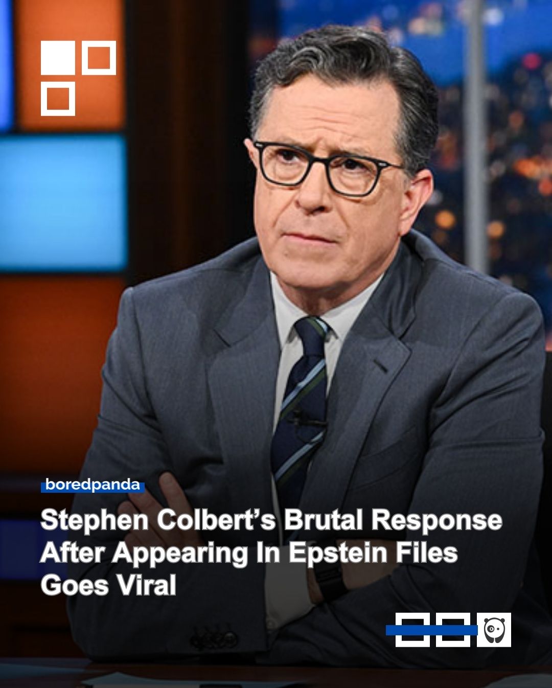 During his Feb. 4 monologue, Stephen Colbert addressed his name appearing in the latest Epstein files, and it went viral. 

Read more at the link in bio.