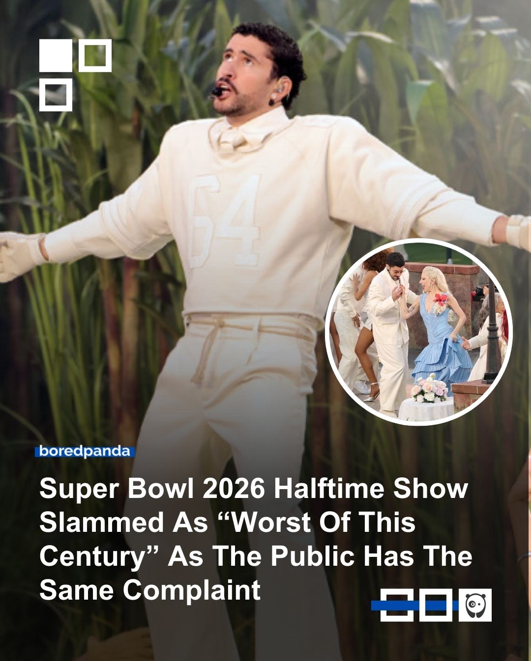 The 2026 Super Bowl halftime show is already being labeled one of the most controversial in recent history. What was meant to be a headline moment quickly divided viewers.

See what sparked the backlash — link in bio.