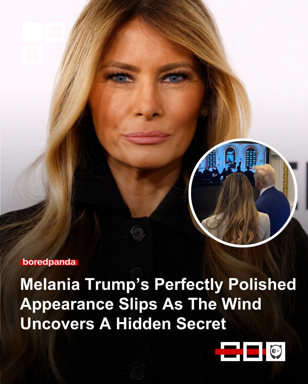 Viral close-up photos of Melania Trump during a windy event led to intense online speculation. What started as a handful of jokes soon spiraled into a full-blown online debate.

Read the details at the link in our bio.
