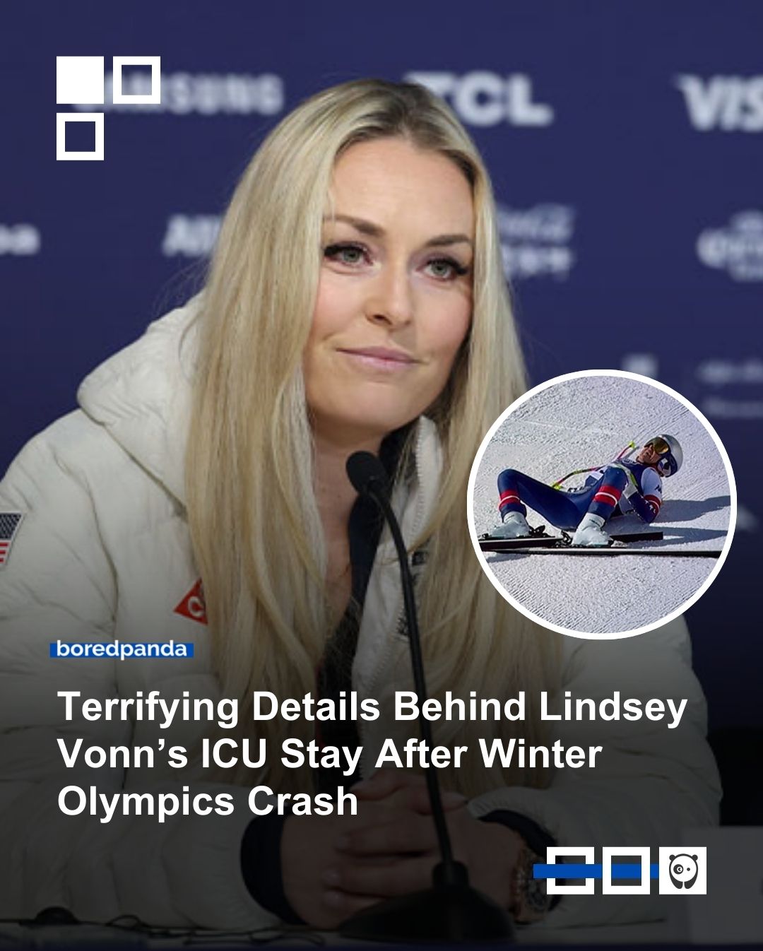American alpine skier Lindsey Vonn crashed and sustained a serious injury while competing at the 2026 Winter Olympics.

Read the details at the link in bio.
