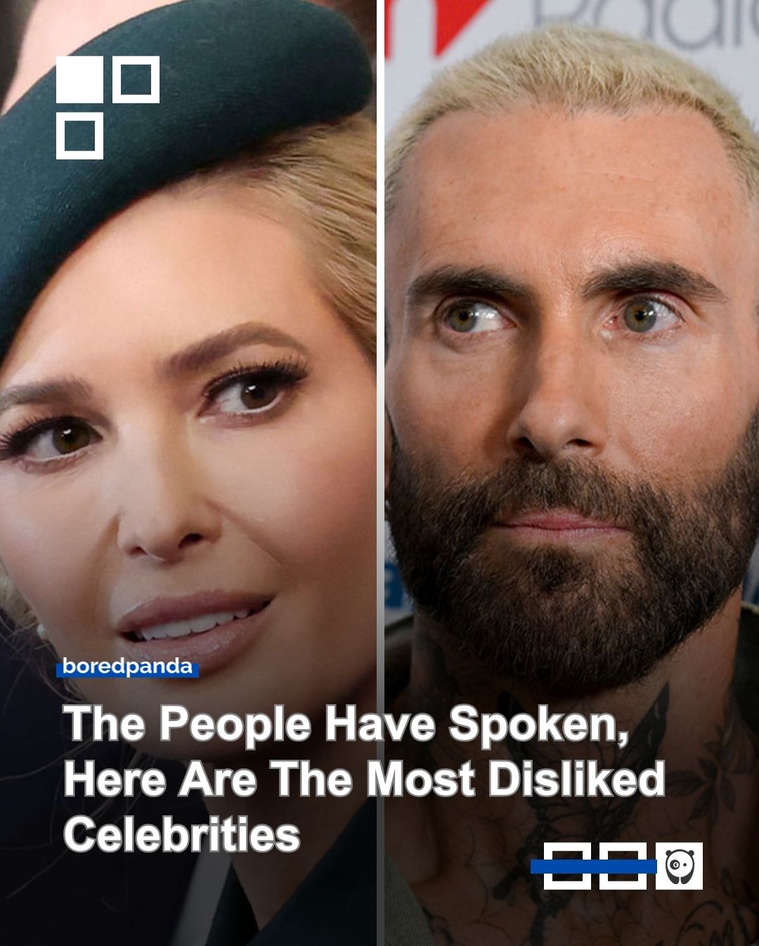 The internet has spoken. A poll reveals the celebrities people disliked most. The reasons range from resurfaced controversies to headline-making legal troubles. 

See who made the top 50 at the link in our bio.