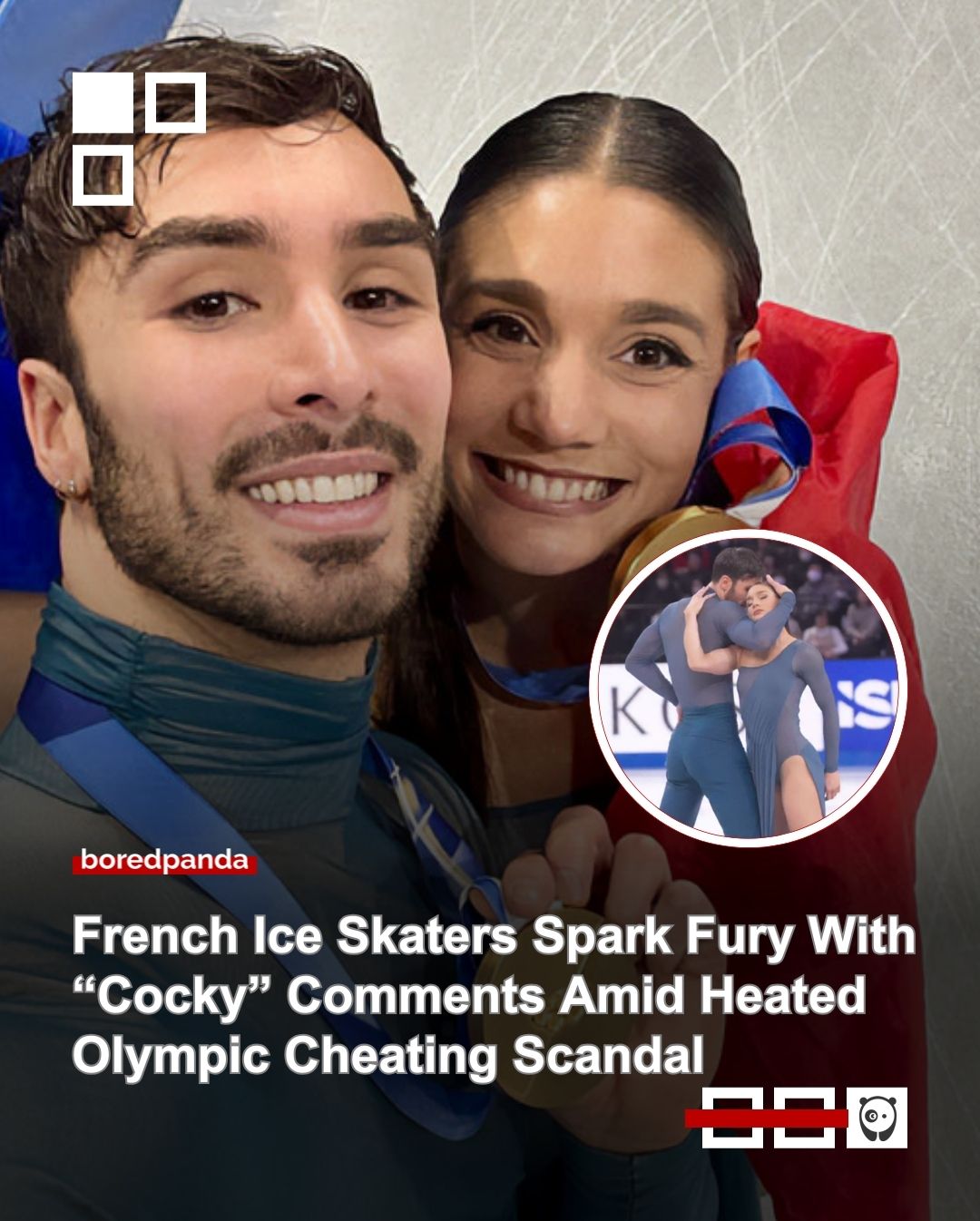 Laurence Fournier Beaudry and Guillaume Cizeron are showing no signs of regret.

As backlash over their Olympic gold continues to grow, the French ice dance champions appeared completely unfazed, leaving US fans even more frustrated after Madison Chock and Evan Bates took silver.

Get the full story at the link in our bio.