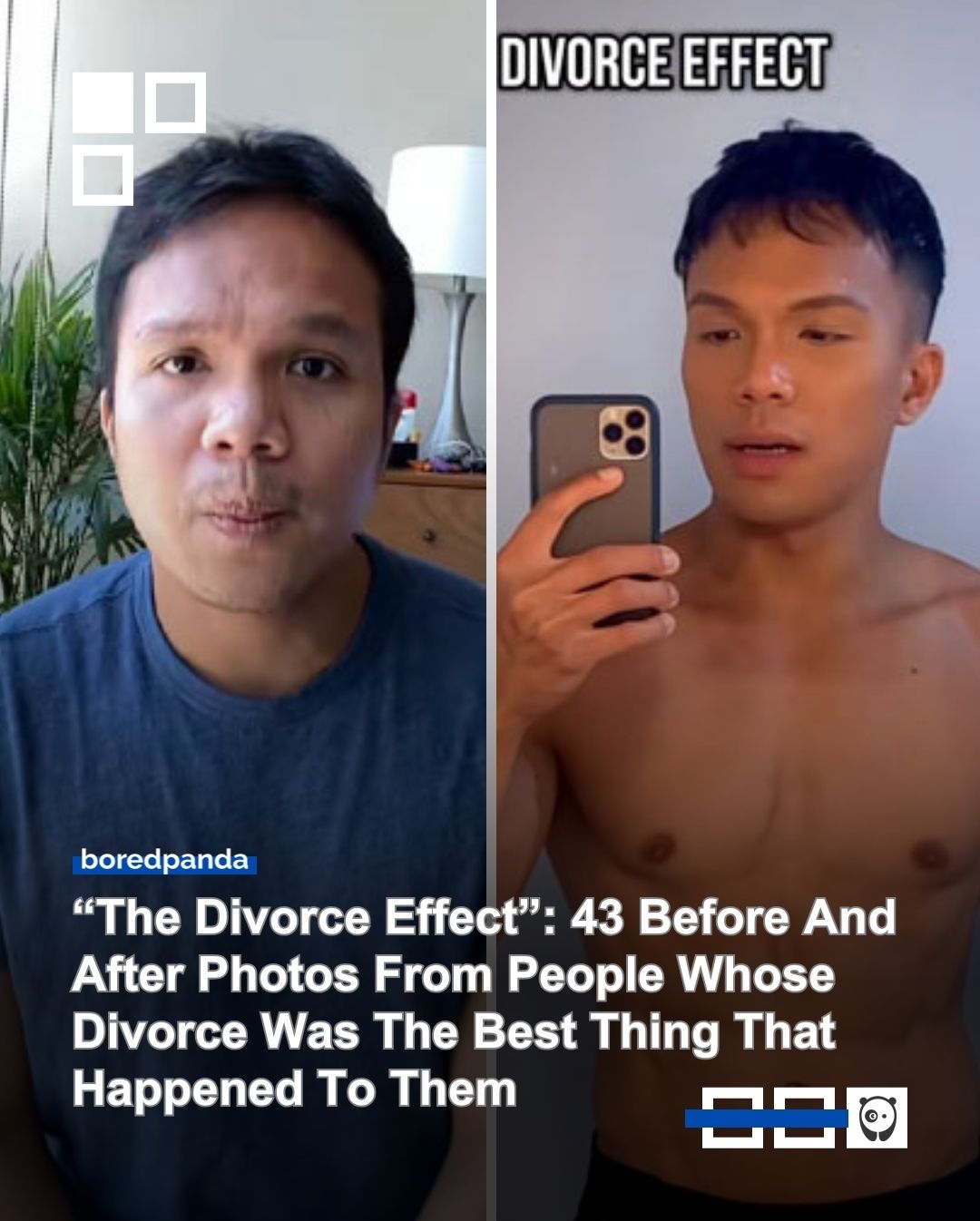 Divorce can break you before it rebuilds you. The heartbreak, the chaos... But then something shifts. Enter the “Divorce Effect,” a viral trend where women and men are showing their post-split glow-ups, leaving the internet stunned. 

See the viral pictures at the link in our bio.