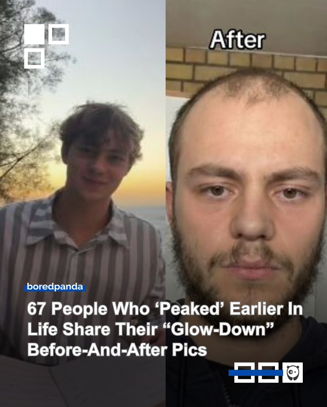 We’ve all seen glow-ups, but now the internet is embracing the glow-down.

In this viral trend, people share their polished, peak-life moments… followed by the raw reality of what happened after the breakup, burnout, baby, or just plain adulthood hit.

See the best examples at the link in our bio.