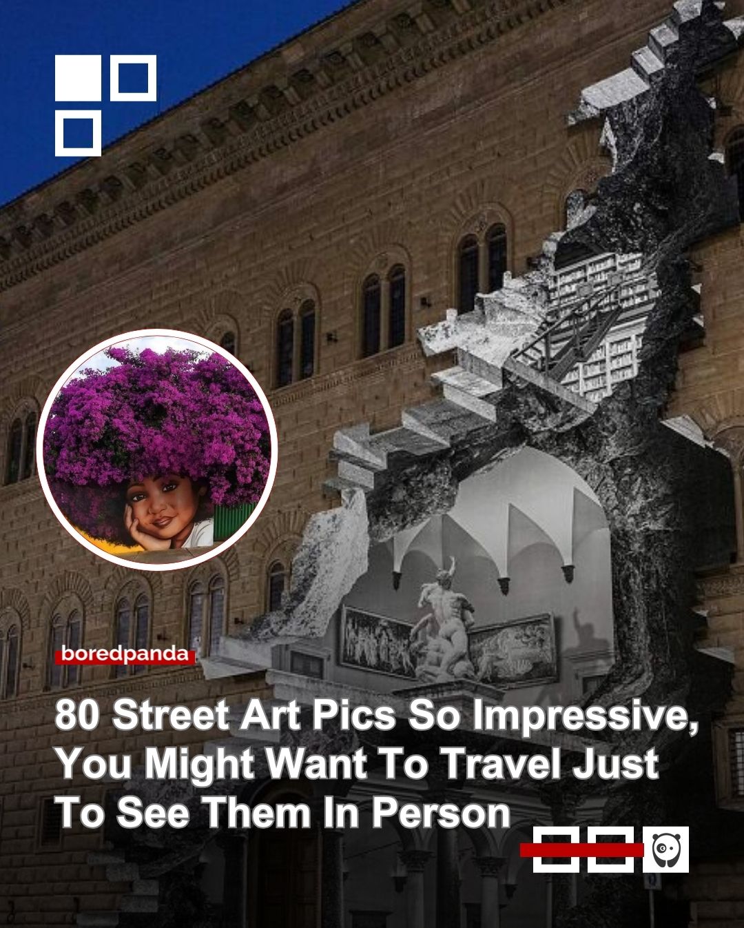 If you’re drawn to bold colors and art that turns city streets into open-air galleries, this one’s for you.

We’ve rounded up some of the most jaw-dropping street art from around the world: massive murals, mind-bending 3D pieces, pop culture tributes, and ground paintings that only make sense from above.

See more at the link in our bio.