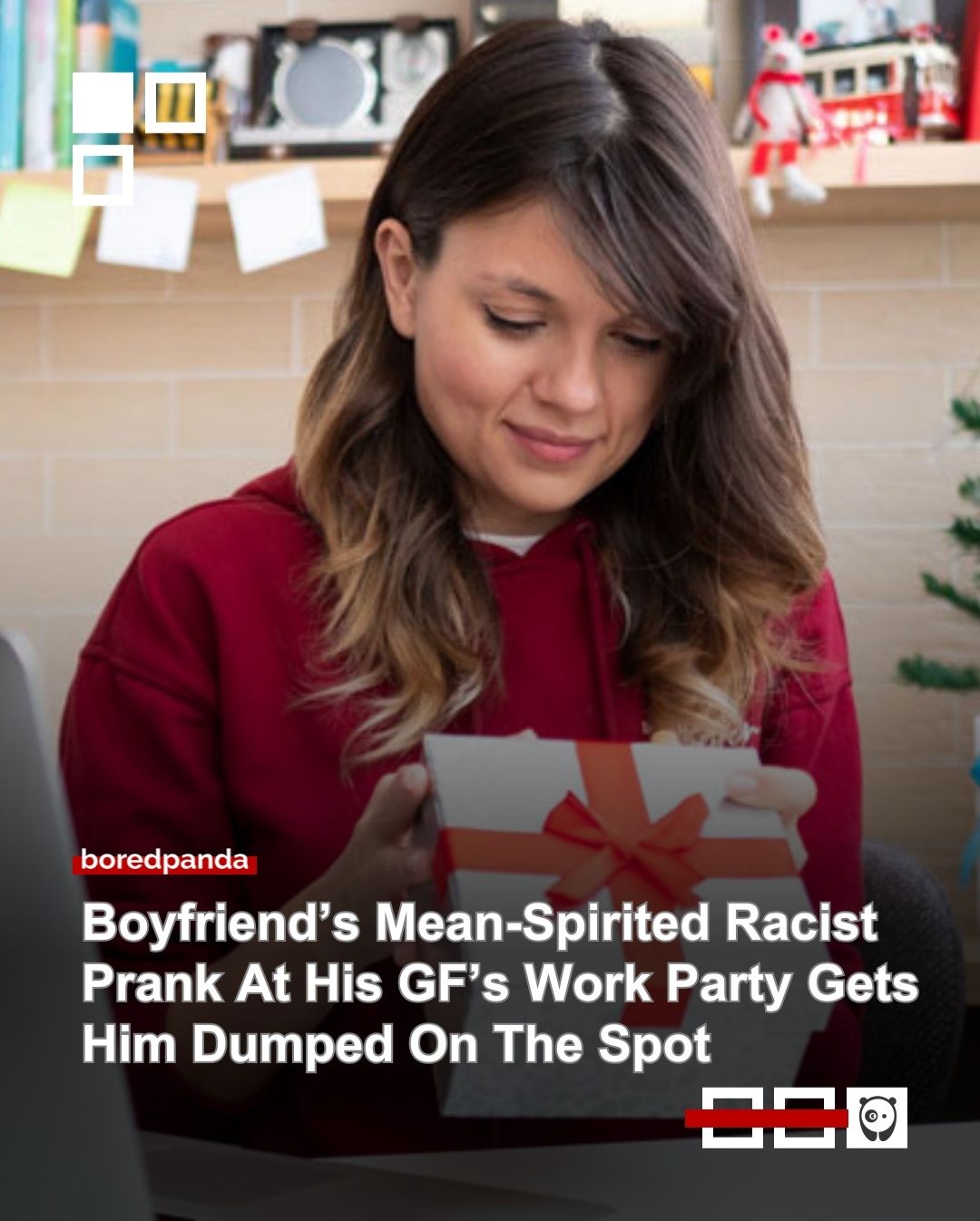 Secret Santa is supposed to be harmless fun. But for one woman, unwrapping her present turned into a public humiliation she never saw coming. 

Read the full story at the link in our bio.