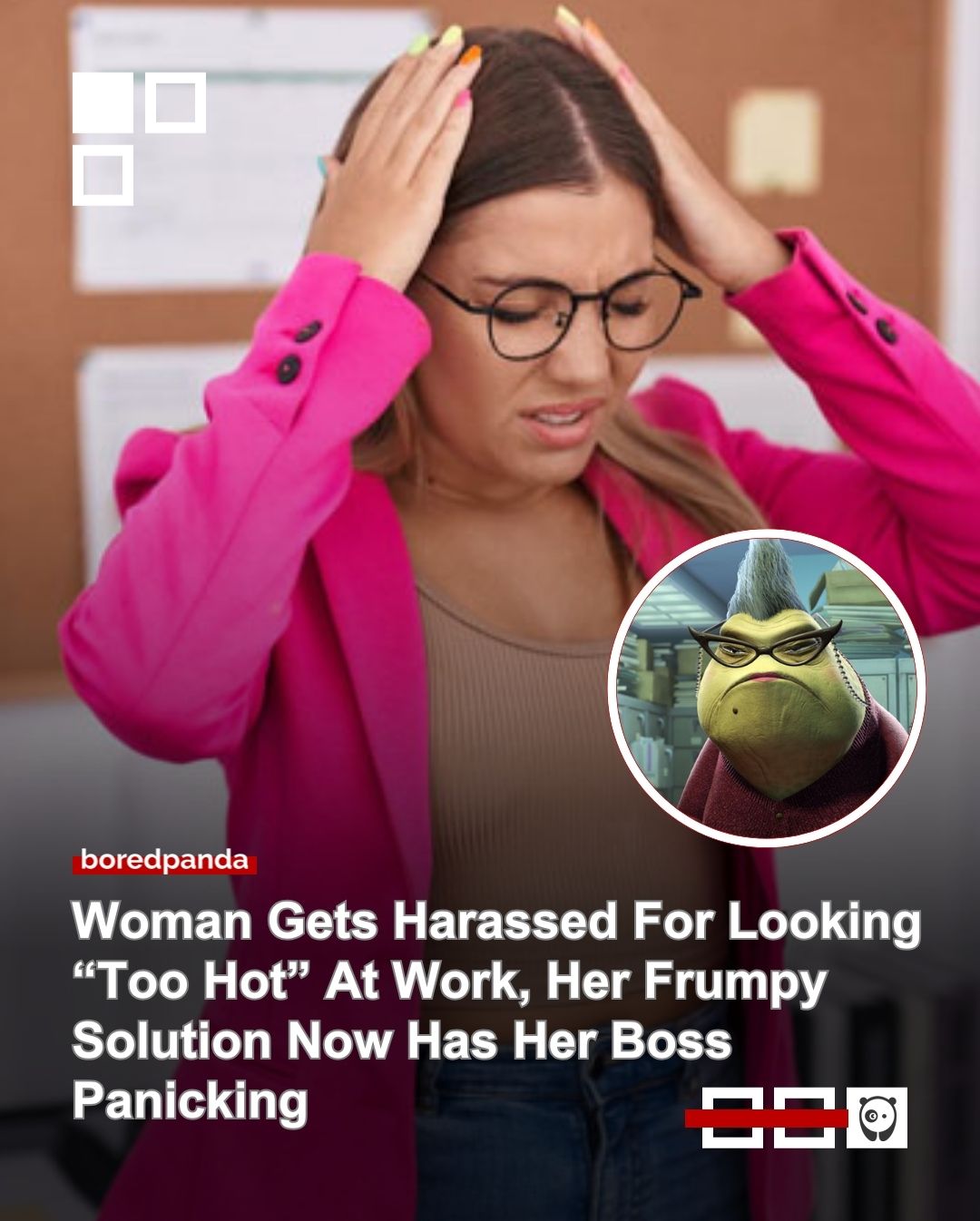 Sexism is alive and well in the workplace, and clothing is usually the first line of defense against the onslaught. 

After being constantly harassed for her appearance, a programmer adopted a ‘weaponized frump’ style. Read the story at the link in bio.