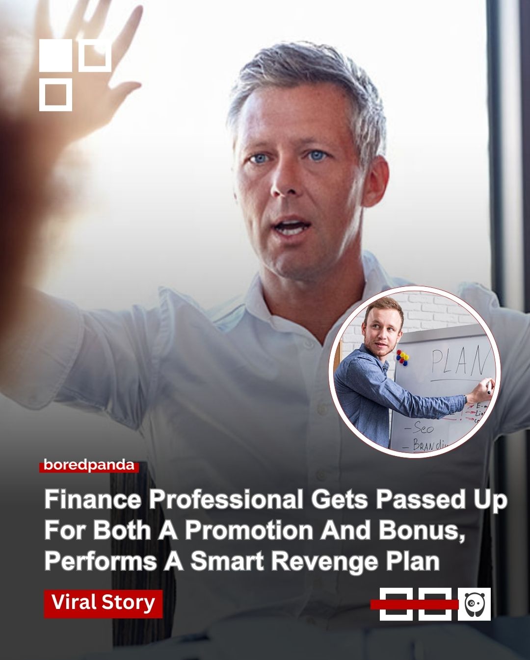 The corporate world is a tough place to live in, and sometimes you have to become a true shark yourself to survive.

The author was a promising finance professional three decades ago, and he expected to get promoted to Business Development Director soon. But things turned sour.

Read the full story at the link in bio.