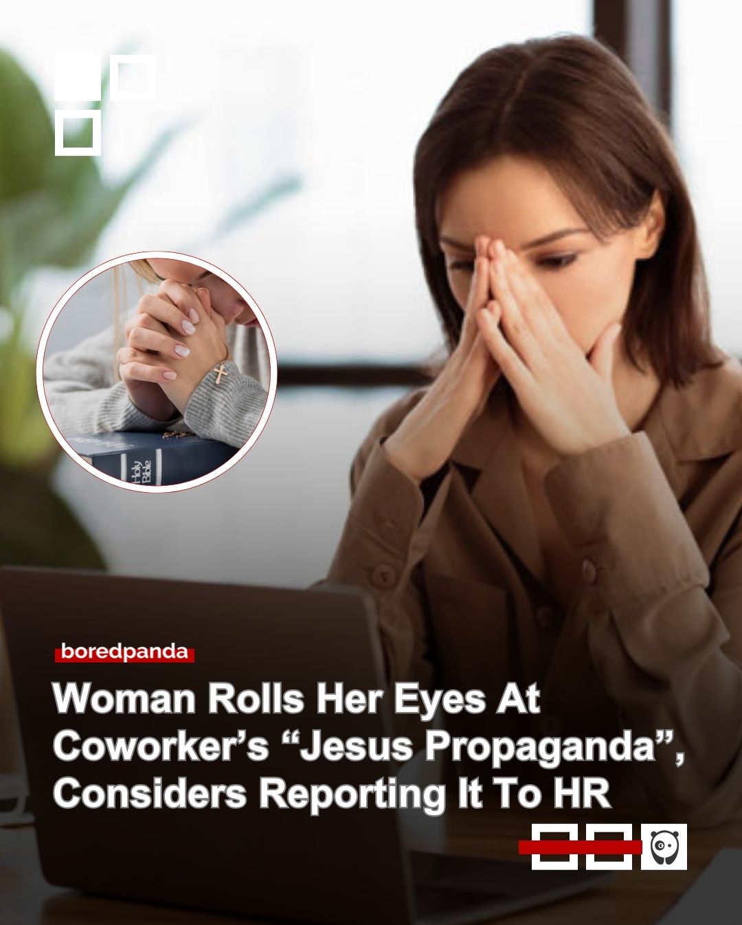 What started as an awkward religious comment turned into something far more uncomfortable. 

After publicly proclaiming “Jesus is coming back,” a coworker singled out one employee and tried to force religious material on her after she politely declined.

Read the full story at the link in our bio.