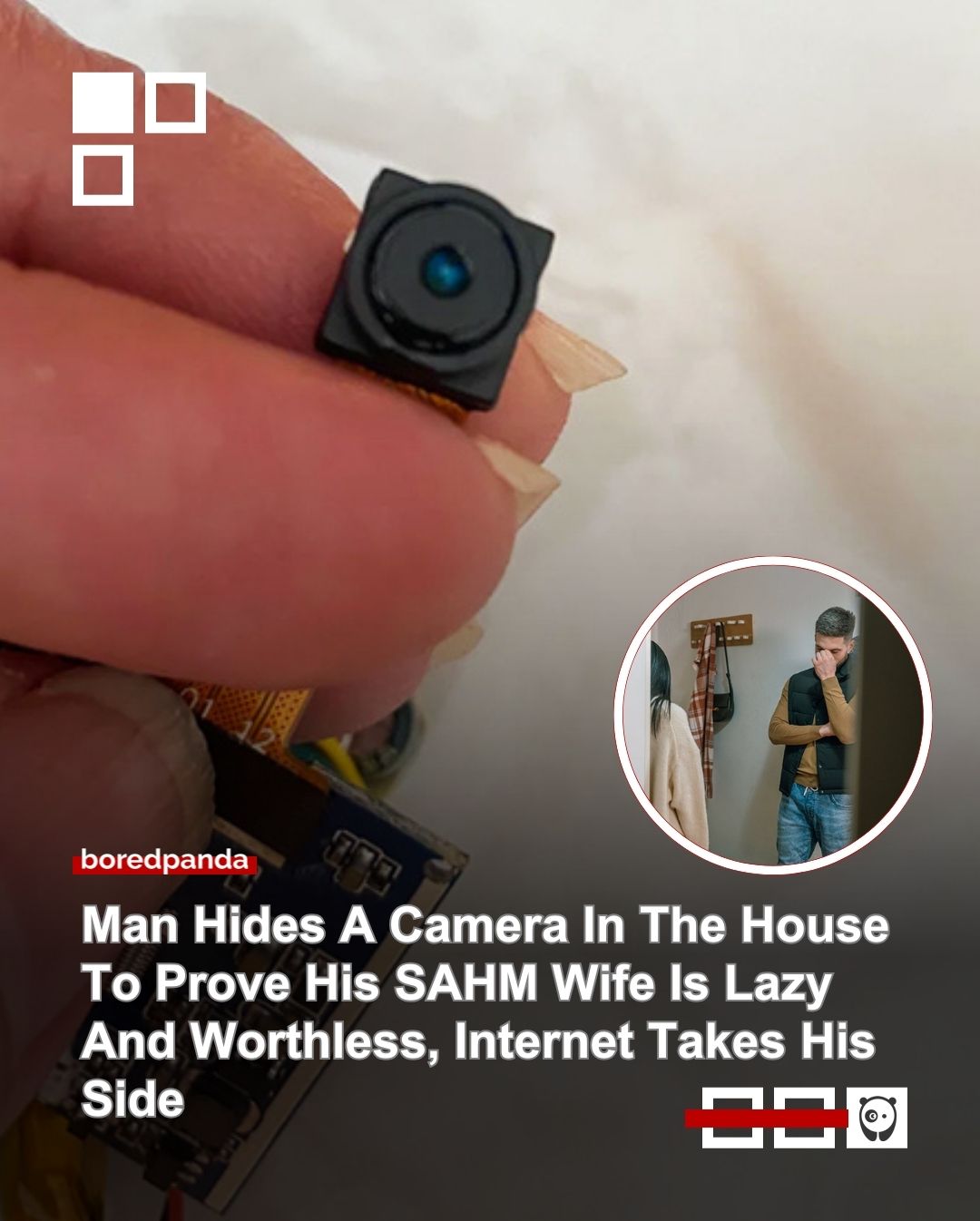 A stay-at-home mom says she chose divorce after her husband installed the device to “prove” she wasn’t pulling her weight, a decision that’s now sparking intense debate online.

Some say the camera crossed an unthinkable line, while others argue it exposed deeper issues no one was talking about.

Read the full story at the link in bio.