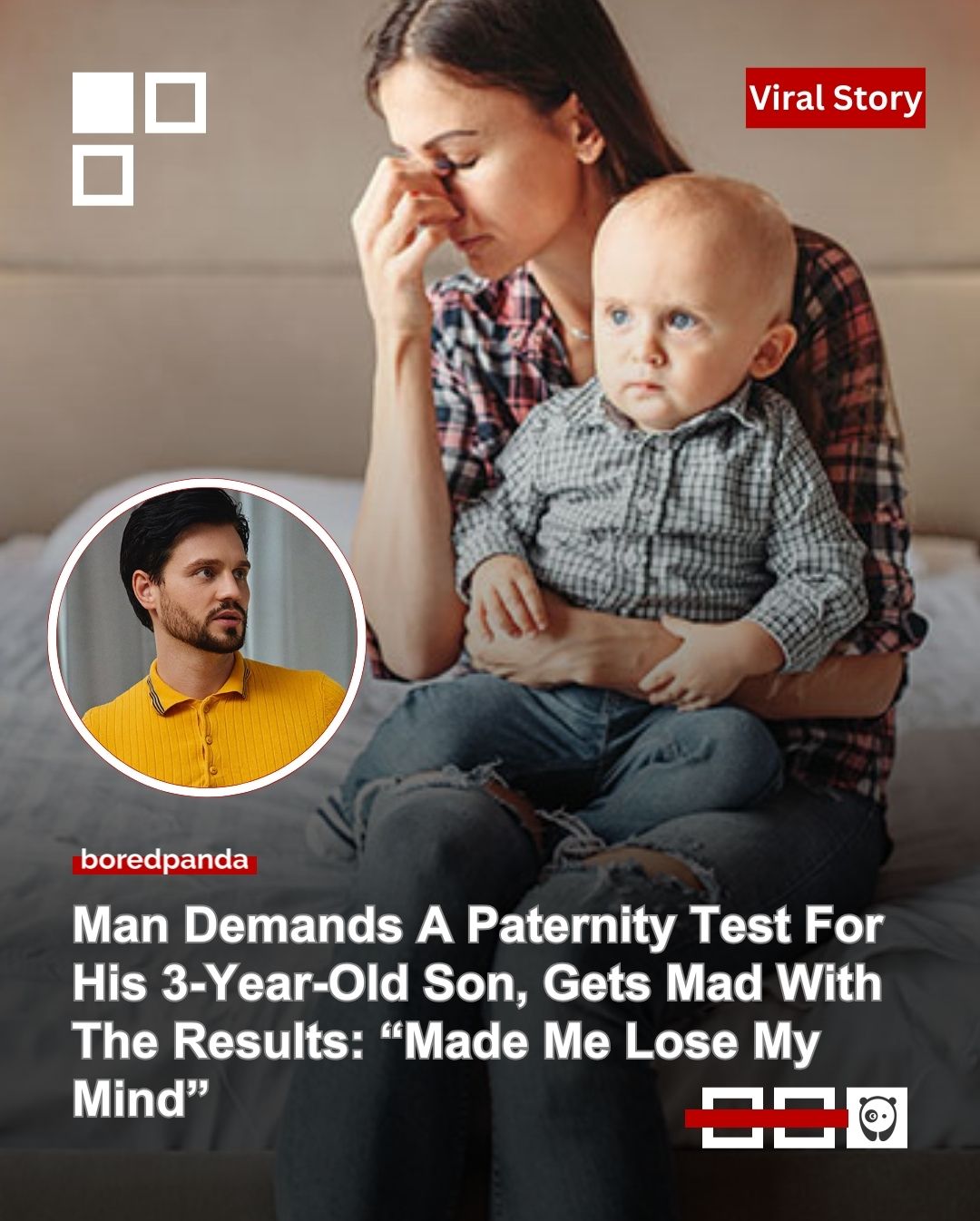 A woman told the internet that since losing his job, her husband become paranoid and anxious that their 3-year-old didn’t look enough like him. Later, she shared a sizable update on what happened next. Read more at the link in our bio.