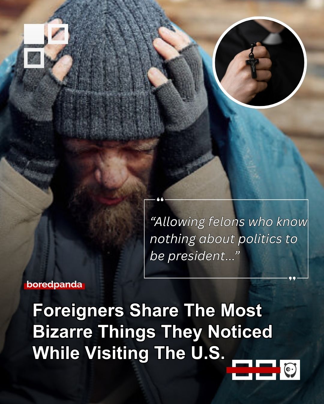 An online poll asked, "Non-Americans who have been to the US: What is the weirdest thing about America that Americans don’t realize is weird?" Outsiders pointed out some very peculiar things about life in the States. Read the answers at the link in bio  🔗​

#society #usa