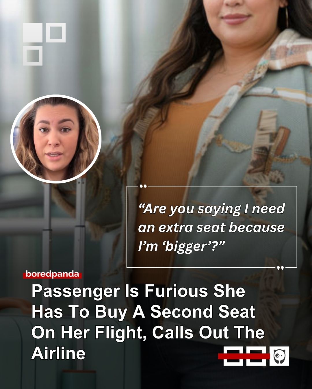 A passenger has called out Southwest Airlines for its new policy regarding ‘customers of size,’ which disrupted her travel plans. Read more at the link in our bio.