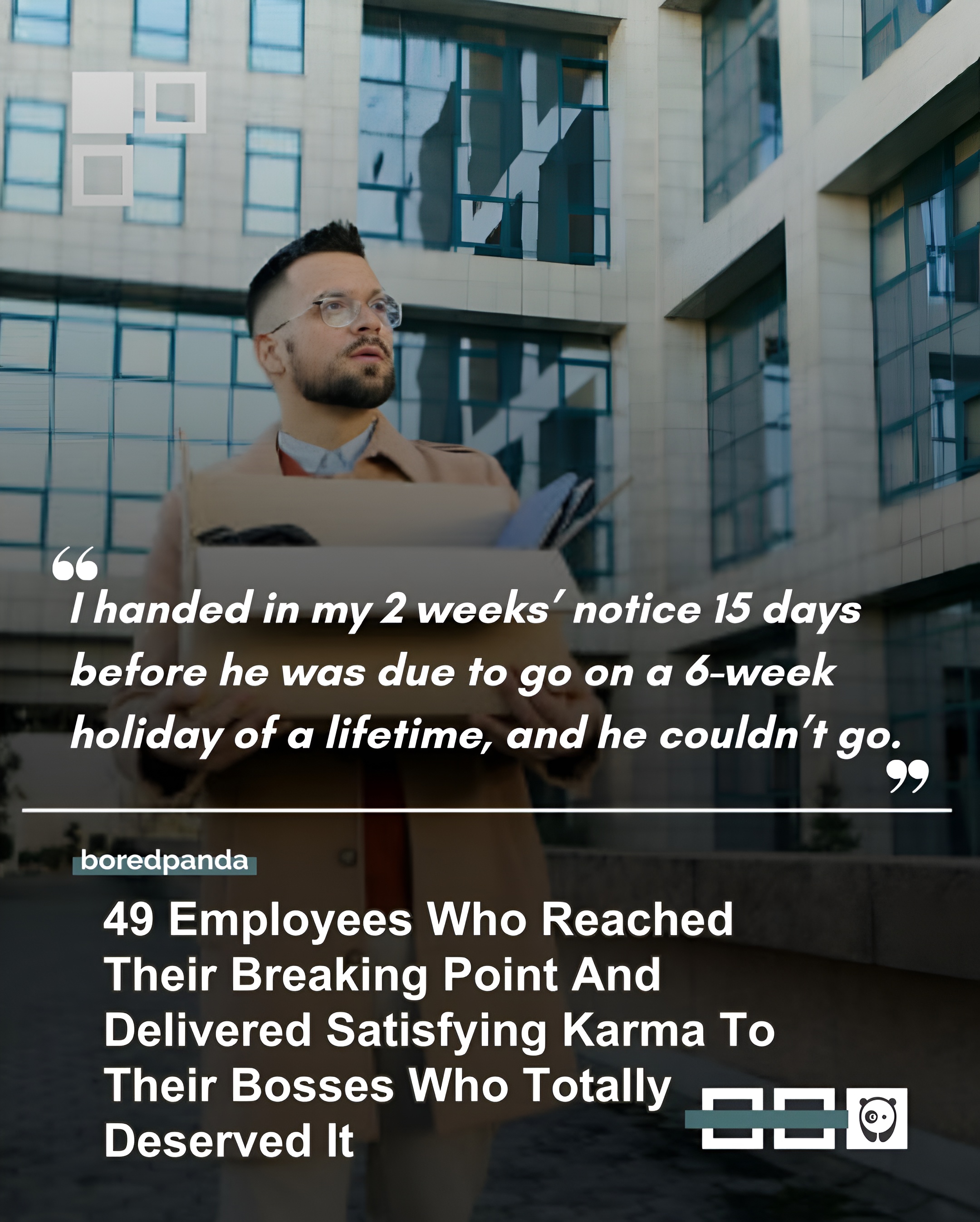In a world where pay lags behind inflation, and your boss is a nightmare, watching evil managers get their comeuppance is oddly satisfying (and well-deserved 🤫). Read the stories from employees at the link in our bio.


#worklife