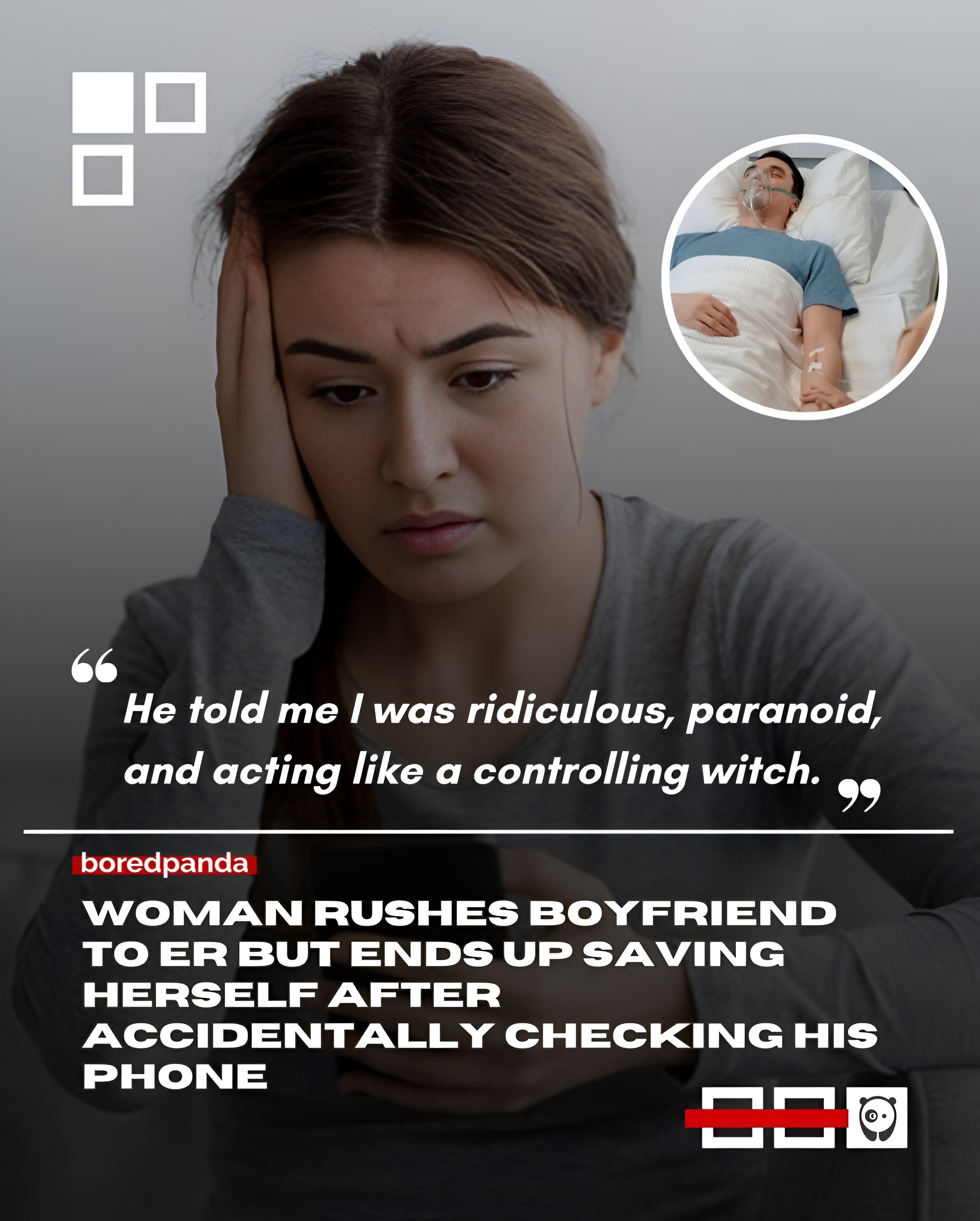 Life has a funny way of exposing unfaithful partners. This woman stated that she rushed her boyfriend to the ER after an accident, but what she discovered on his phone while he was out of it changed everything. 

As messages from dating apps and other women kept coming in, she uncovered years of lies, cheating, and double lives she never suspected. What she did next ensured none of it stayed hidden. 

Read the full story more at the link in bio. 

#relationships #viral