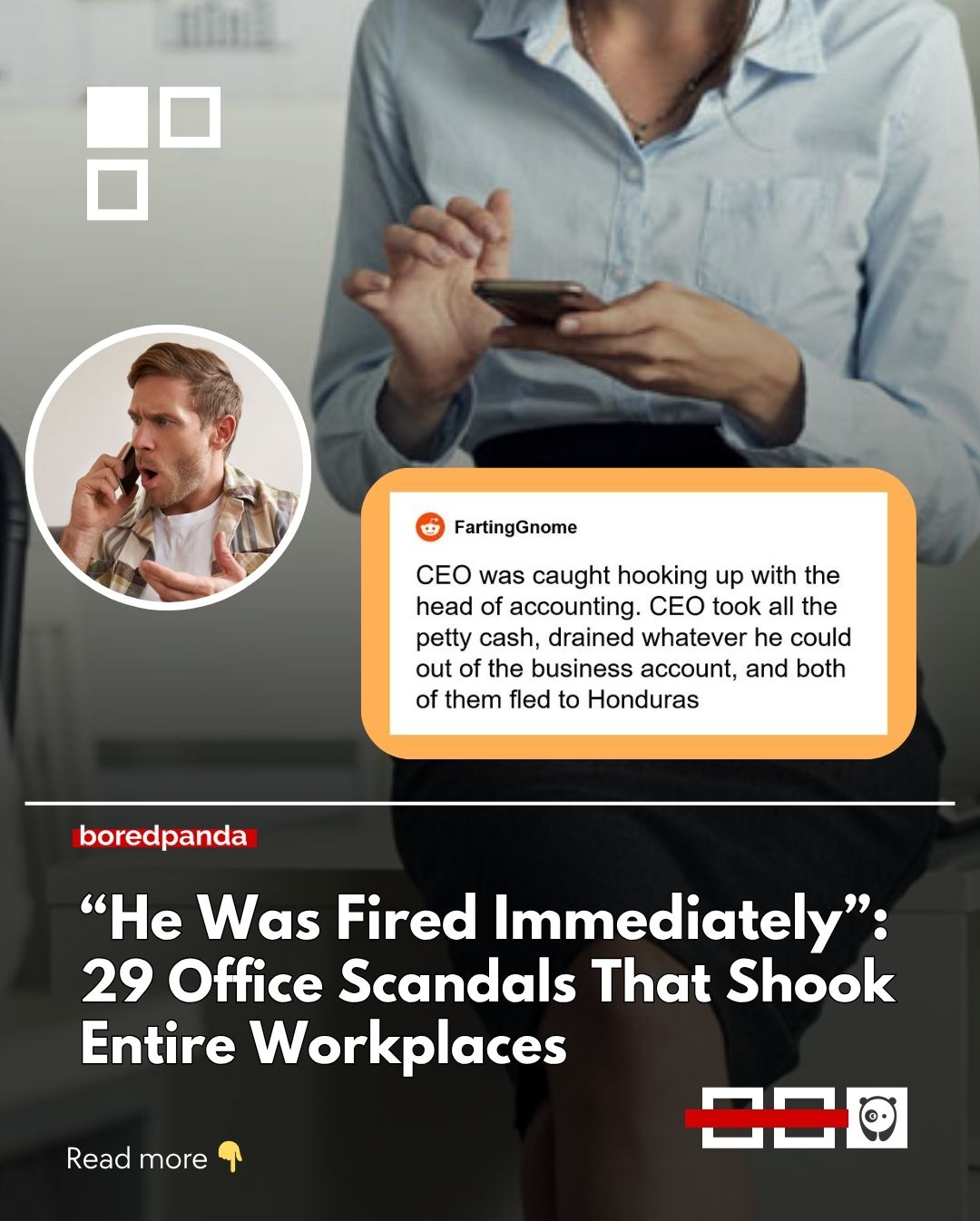 If you think workplace drama only happens on TV, think again.

A Reddit thread asked people to share the craziest office scandals they’ve witnessed, and the answers didn’t disappoint. From secret affairs to shocking betrayals, these real-life stories prove that some of the most intense drama happens right at work.

Read more at the link in our bio. 

#work #drama