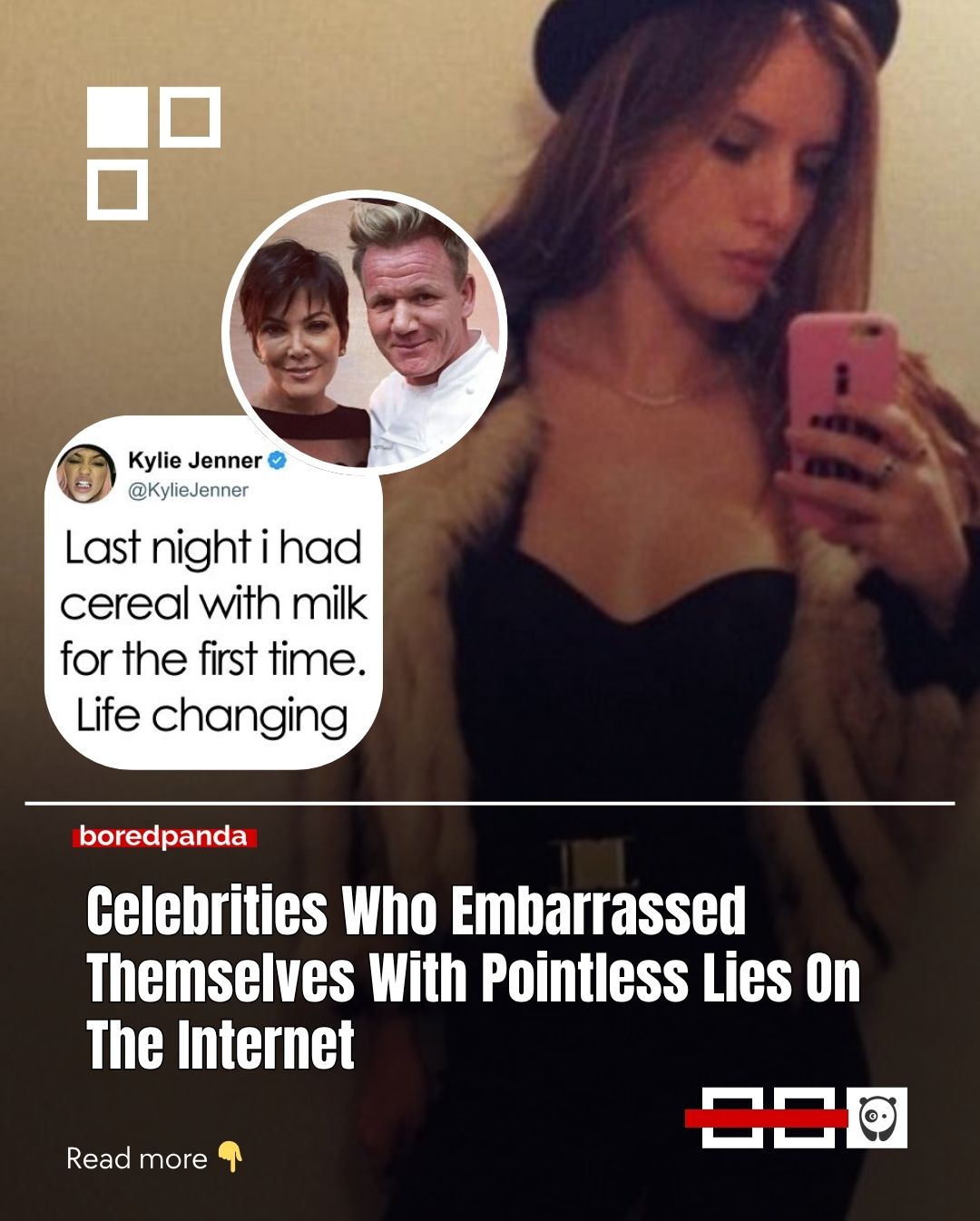 Celebrities probably lie all the time, it's part of their job. However, sometimes they get caught in a lie by experienced internet sleuths who will stop at no lengths to fact-check their problematic faves. 

Remember that time Kylie Jenner claimed to have never tried cereal? 

Bored Panda compiled about the funniest times celebrities were caught in embarrassing lies on the internet. 

See more in this list at the link in our bio.

#celebrities #funny