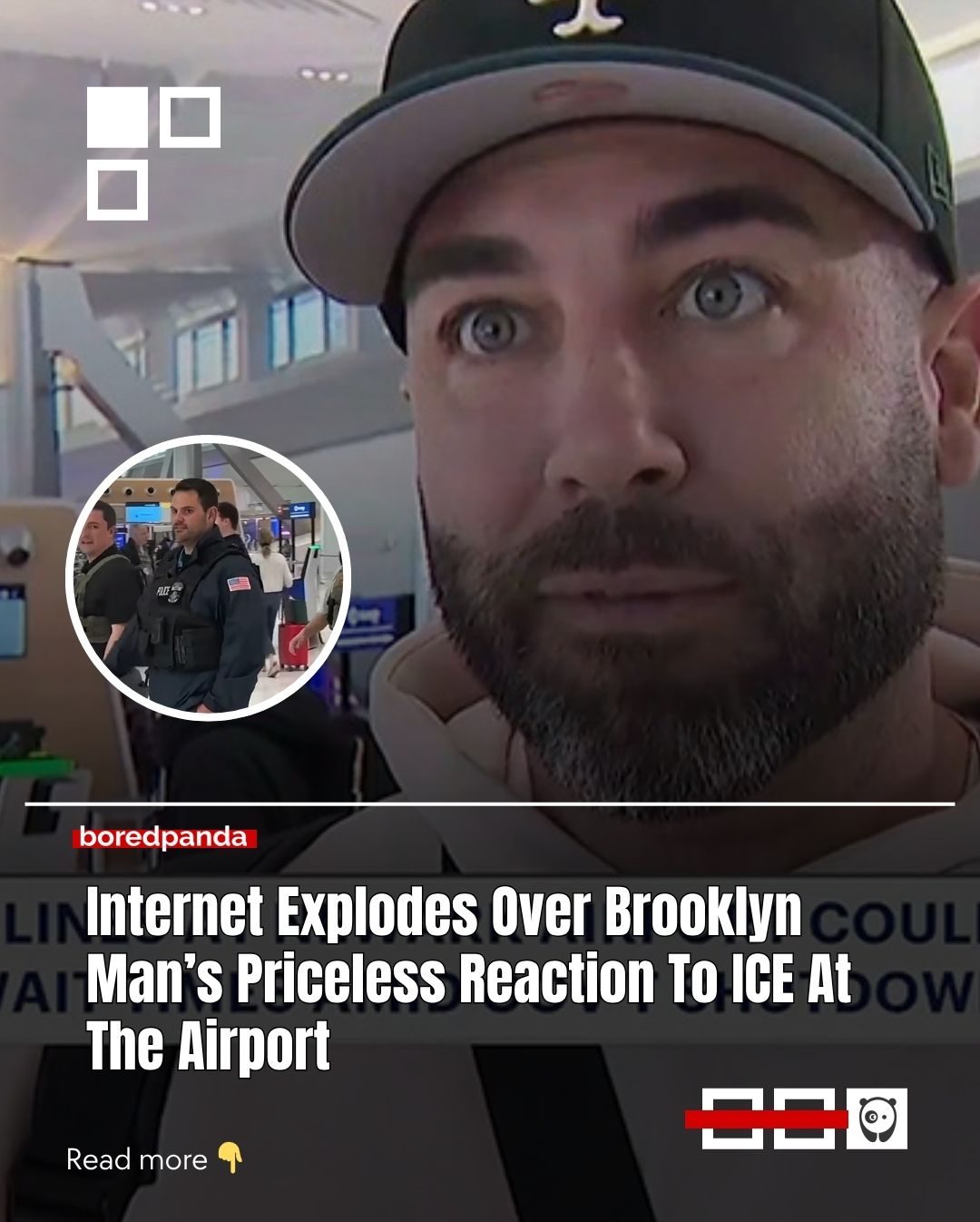 Airport chaos, unpaid TSA workers, and ICE stepping in… not exactly light news.

But somehow, the internet is obsessed with one Brooklyn man who reacted to it all with peak nonchalance, and an accent so strong people forgot the actual story.

Read the details at the link in our bio.

#america #usa #viral