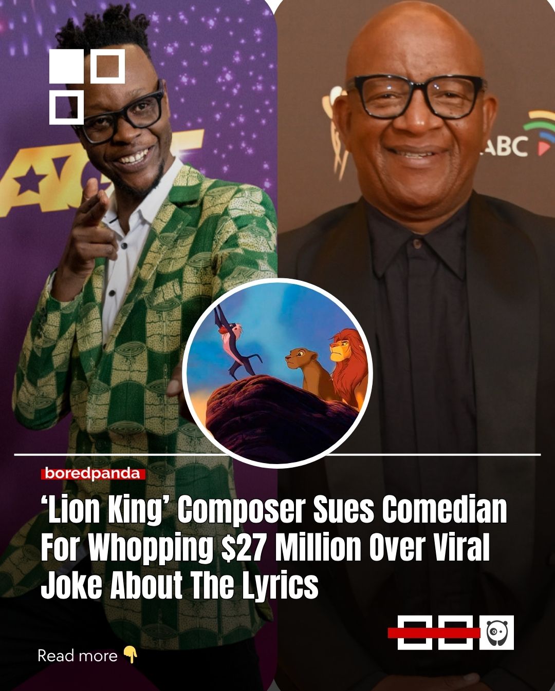 Comedian Learnmore Jonasi is being sued by Grammy-winning composer Lebohang Morake over a joke about The Lion King’s iconic “Circle of Life” lyrics.

What started as internet humor has now sparked a massive legal battle and a bigger debate about where comedy "crosses the line."

Some say it’s about respect. Others say it’s an overreaction.

Read the details at the link in our bio.

#viral #lionking #disney