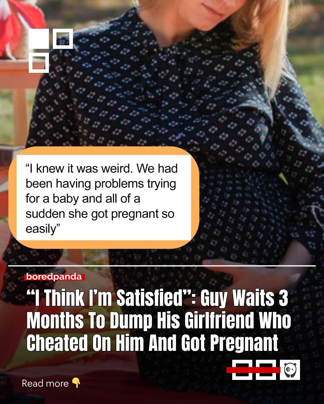 He knew the moment their child was born: he wasn’t the father.

Months earlier, the truth had been revealed: Texts, confessions, a lie stretched over a pregnancy. He had planned to propose to celebrate the birth, but instead, he walked out while she was still in the hospital, leaving her calls and texts unanswered.

Now, everyone is asking: did he do the right thing, or break a heart forever?

Read the story at the link in our bio.