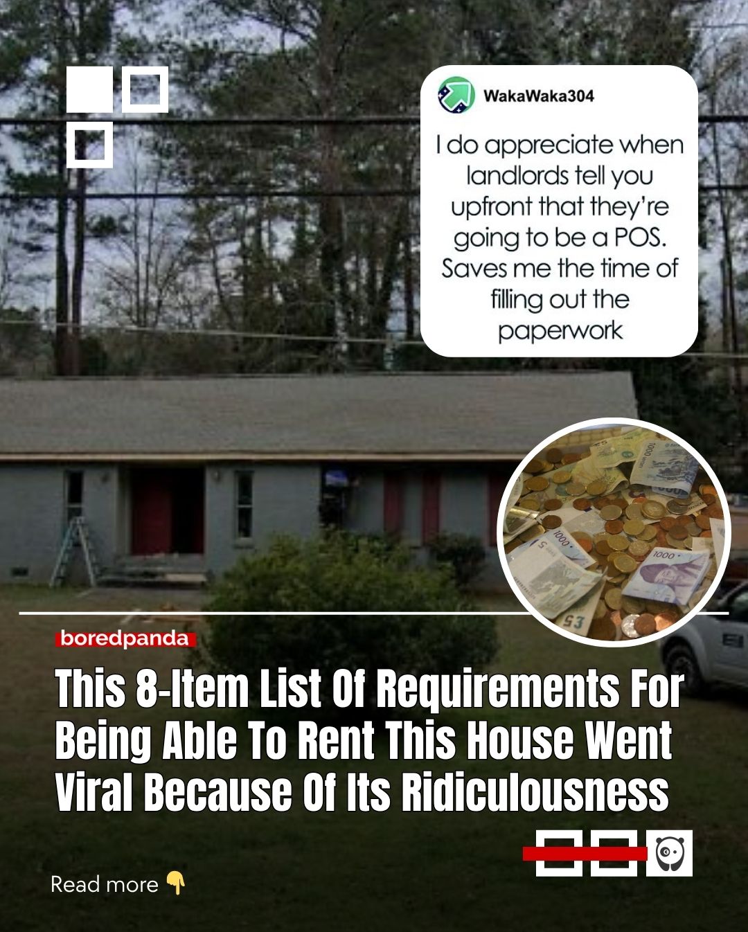 A prospective tenant shared a photo of the requirements to rent a 1,568 sq. ft. house in Georgia, and it looked more like buying the property than renting it.

Is the landlord being smart, or taking “better safe than sorry” way too far?

Read the details at the link in our bio.