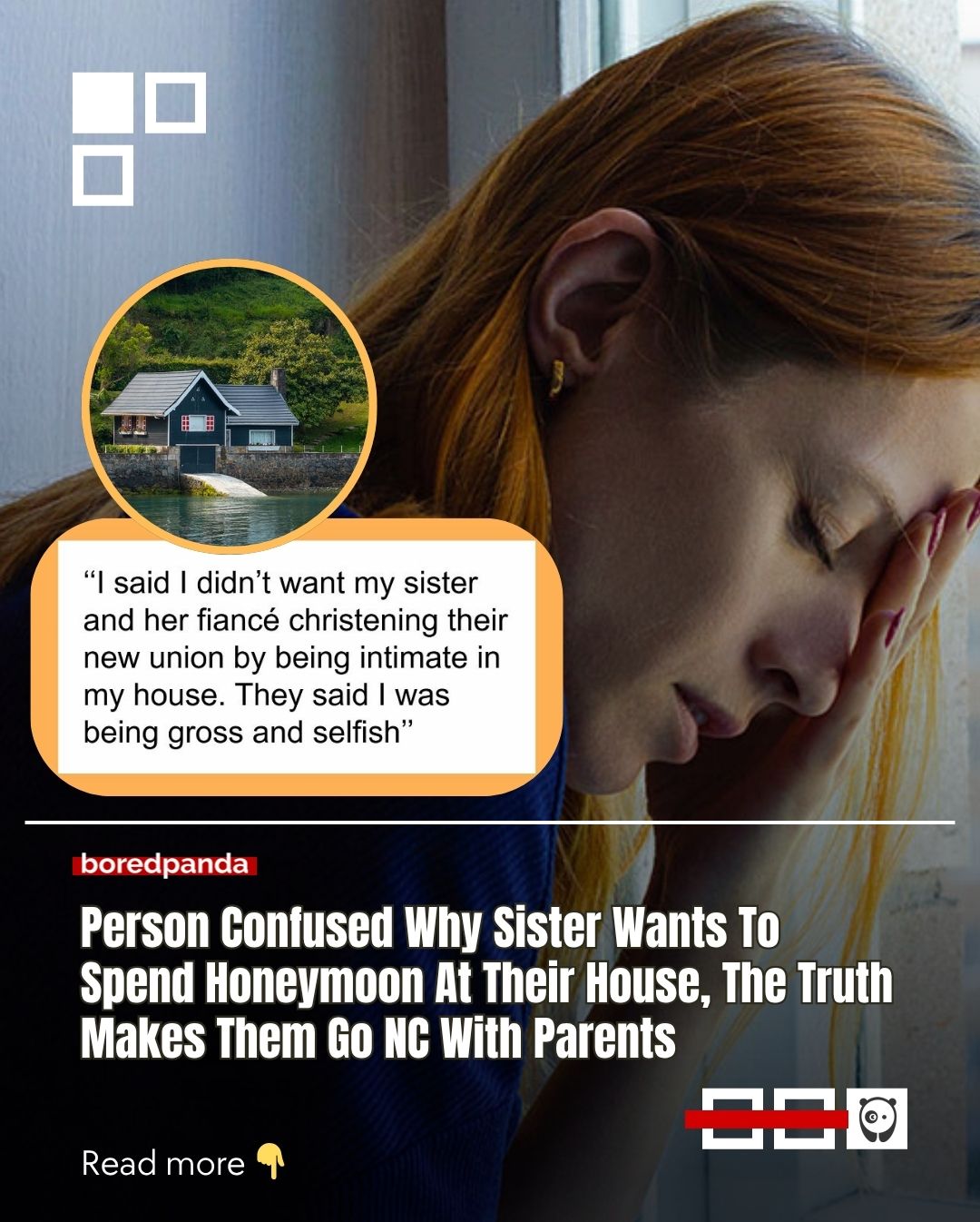 A couple had their #honeymoon all planned out, and the bride's parents' old lake house sounded like the perfect idea. However, when they brought it up to the sibling who was currently living there, they faced a problem. 

It turns out the sibling was now living there and was the owner of the house. Not only was their honeymoon ruined, but a few #family secrets came to light as well.

Read the story at the link in our bio!