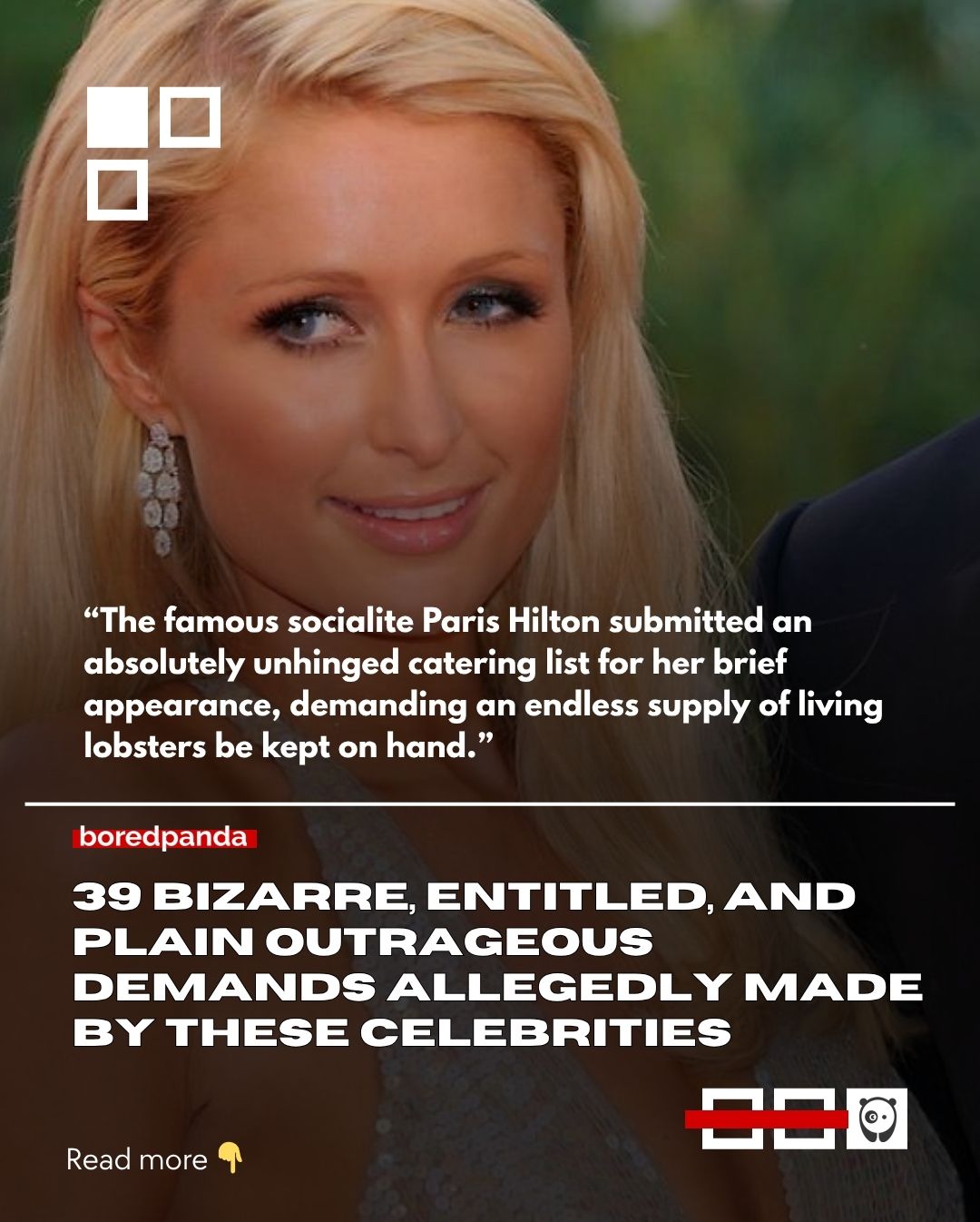 Over the years, celebrities have gained a reputation for having some pretty specific, and sometimes bizarre, demands. 

From strict dressing room rules to oddly detailed contract clauses, this list takes a closer look at some of those stories and the famous names behind them, some of which might surprise you.

Read the full list at the link in bio for more!

#celebrities #viral