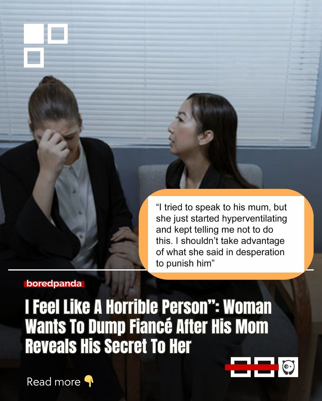 Her fiancé almost died in a car accident, and while she was sitting in the hospital praying he’d survive, his mother dropped a bombshell: he had cheated just two months before the wedding.

Now he’s recovering, the family is acting as if nothing happened, and they’re pushing to go ahead with the ceremony.

She’s still showing up every day, supporting him, but quietly planning to walk away.

Read the full story at the link in our bio.

#marriage