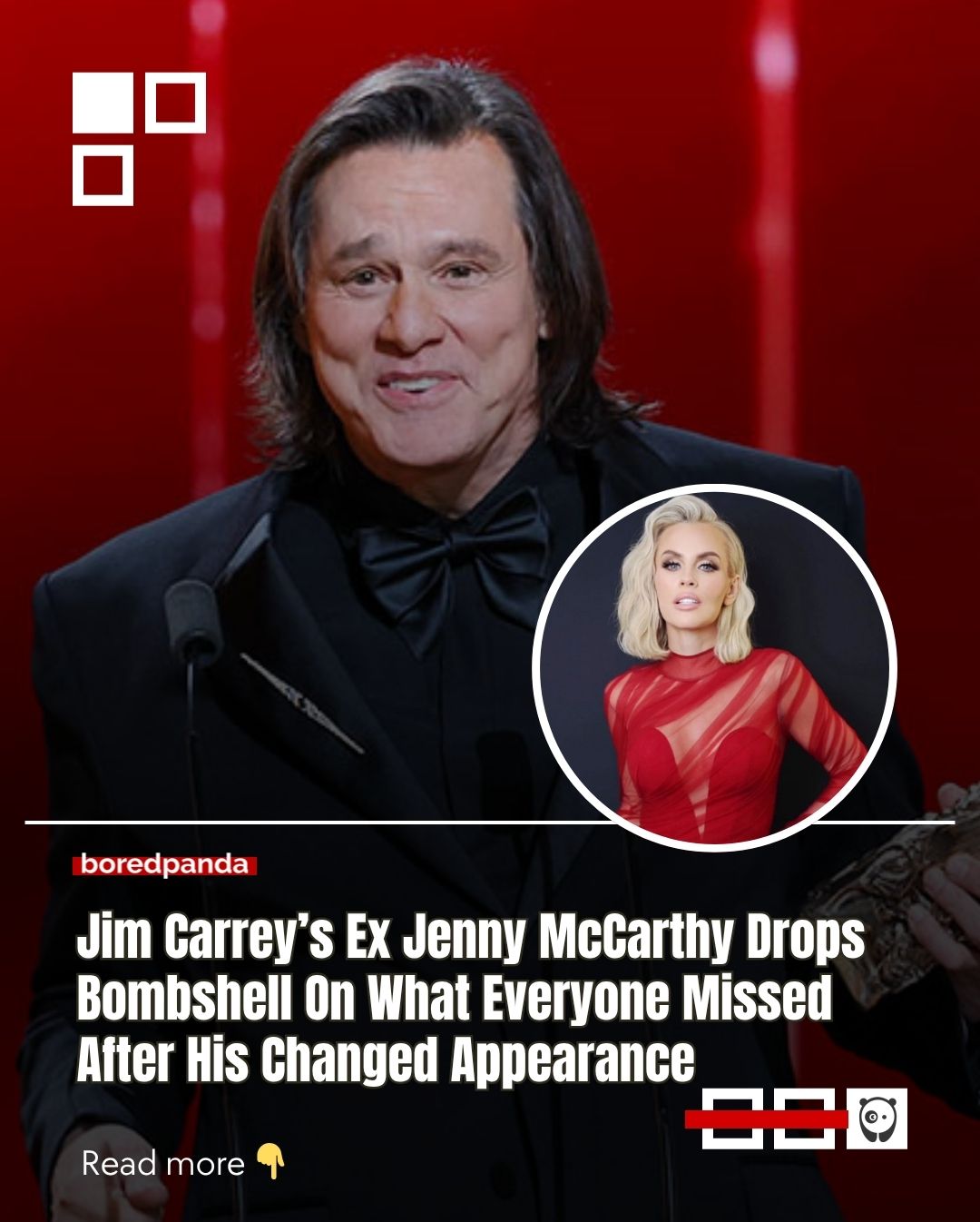 After Jim Carrey's appearance in Paris went viral, the conversation shifted fast; people weren’t just commenting on how he looked, some started questioning if it was even him.

Weeks later, Jenny McCarthy spoke out, drawing attention to something completely different than what everyone had been fixated on.

Read the details at the link in our bio.

#JimCarrey #viral #celebrities