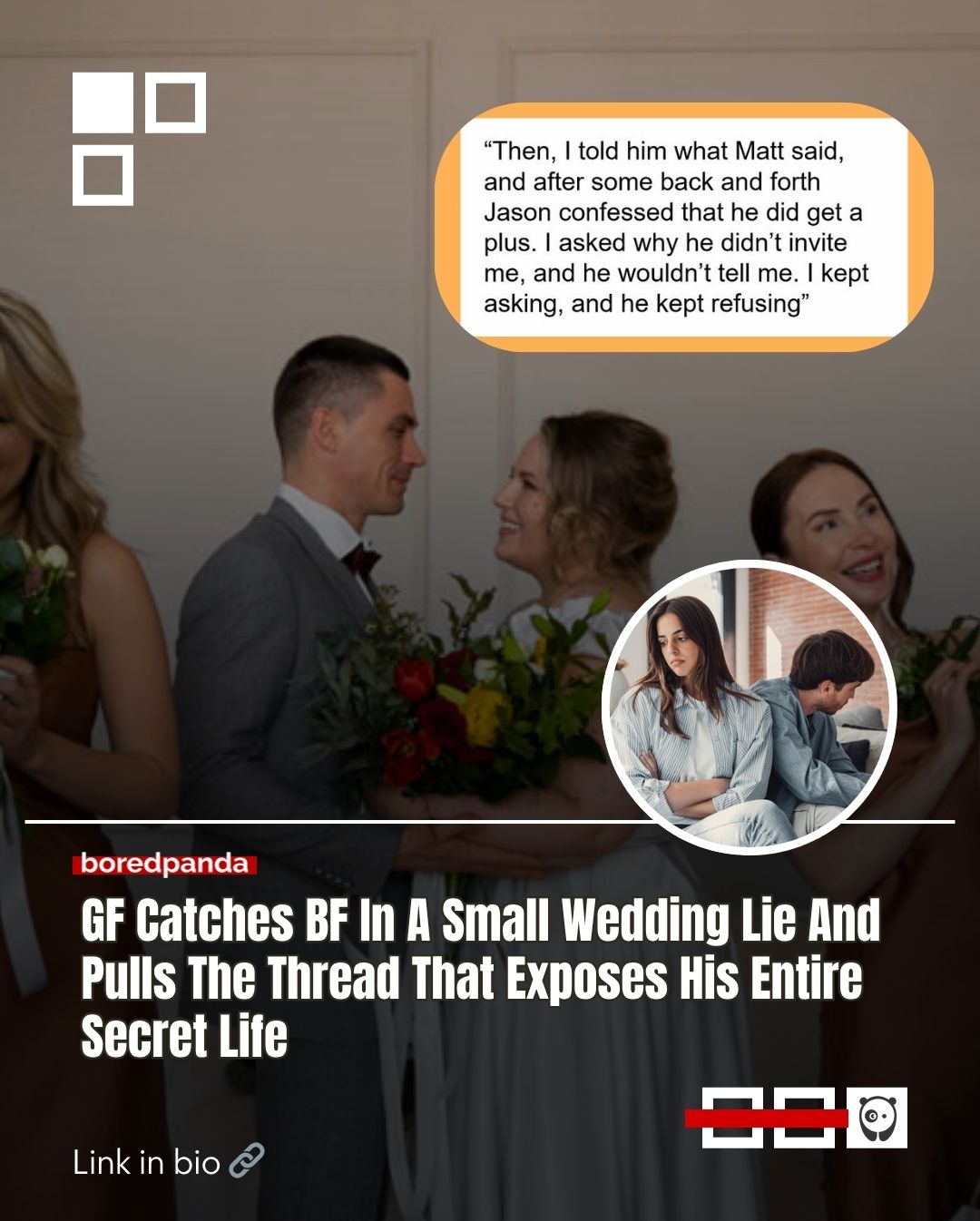 Heartbreak is so painful that some of us wouldn't wish it on our worst enemy. This woman was heartbroken after her boyfriend lied to her and refused to reveal the truth. 

Here's a tale of how a wedding invitation lie finally exposed his dark, twisted secret. 

Read the full story at the link in our bio.

#marriage