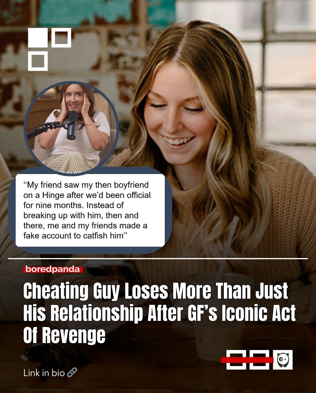 What would you do if you found your partner on a dating app? One woman’s revenge is being called ‘iconic.’ 

After spotting her boyfriend on Hinge, she made a fake profile, enlisted friends, and lured him on a fake date.

Read the full story at the link in our bio.

#viral #date