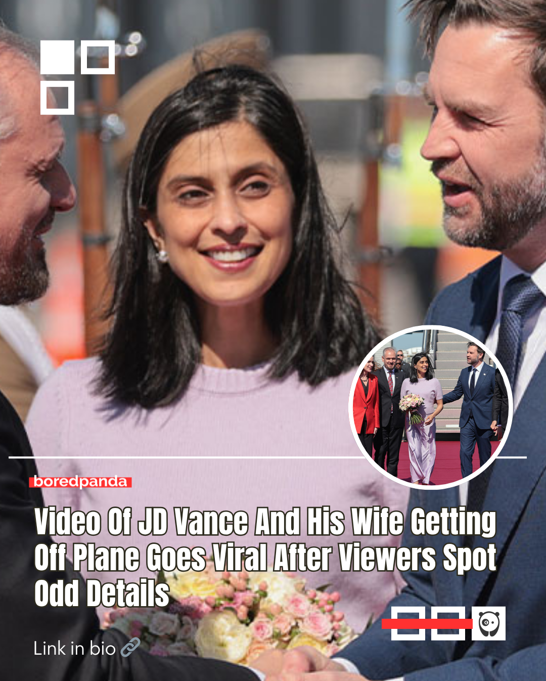 Vice President J.D. Vance and Second Lady Usha Vance arrived in Hungary ahead of the country’s elections. A video shows the couple descending from Air Force Two, with Usha cradling her pregnant belly.
The clip sparked a wave of reactions on social media, with people questioning Vance’s behavior and even Usha’s pregnancy.Read more at the link in our bio. 