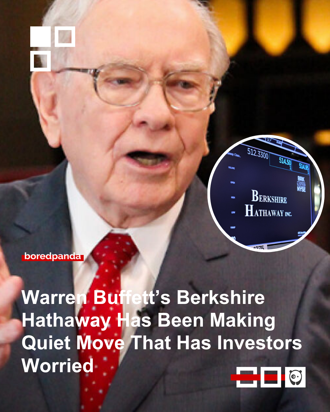 Warren Buffett’s Berkshire Hathaway, a $1.1 trillion conglomerate spanning insurance, railroads, and major stock investments, has been making a quiet shift that is starting to raise concerns.
Over the past two years, the company has built a massive cash reserve while stepping back from major stock purchases. At the same time, it has been selling more stocks than it buys. Read more at the link in our bio.