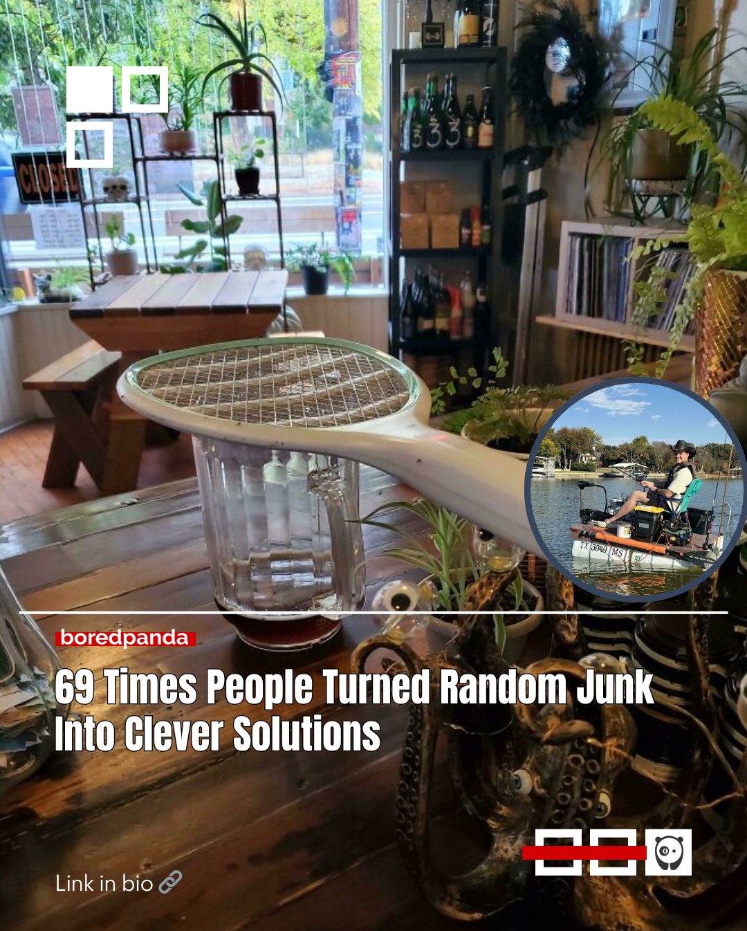 If you want to know what a fan-powered go-kart or a water-powered weenie rotisserie looks like, keep scrolling.
You’ll even come across someone who made a holder for their phone holder, because why not? Read more at the link in our bio.