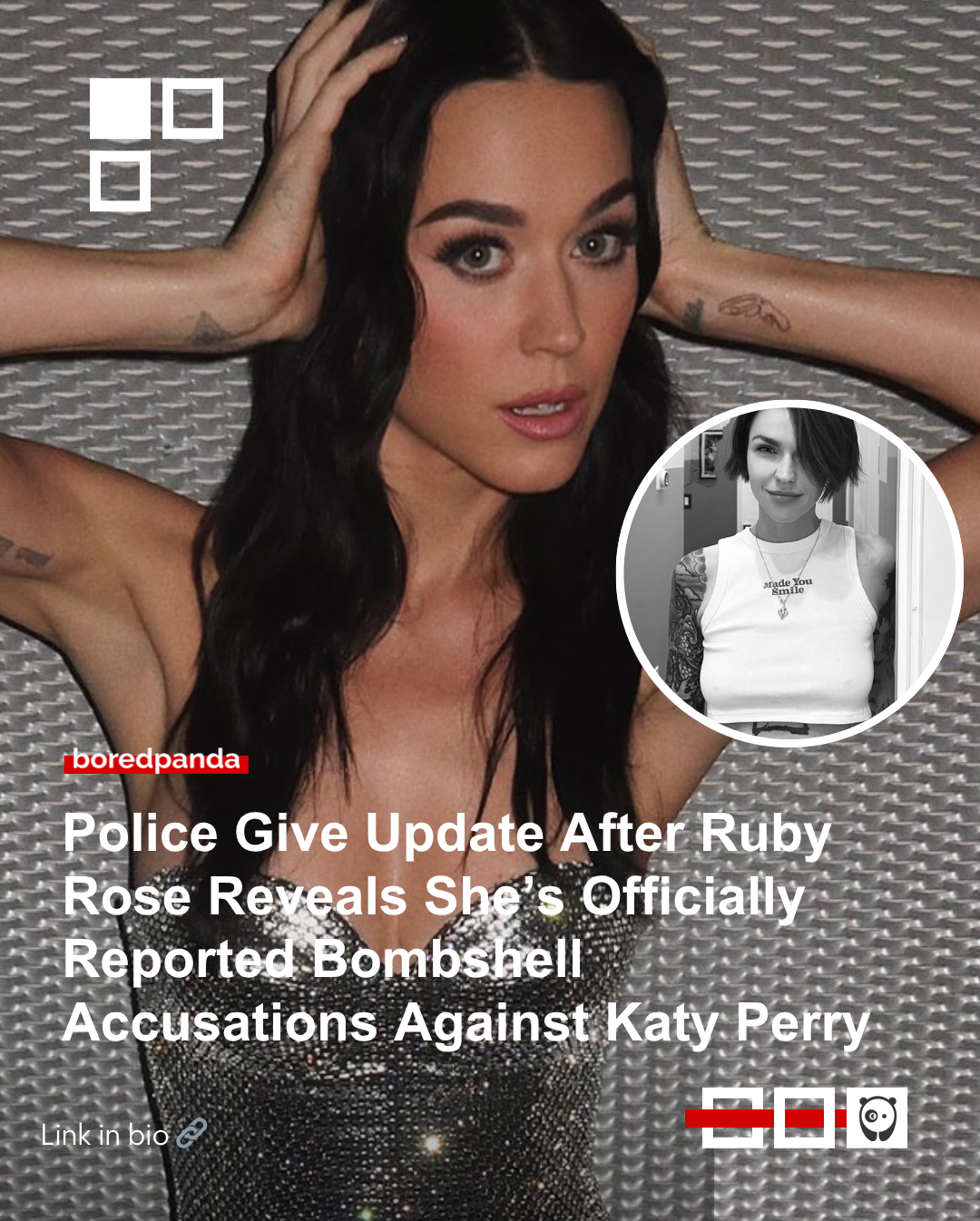 Katy Perry is being investigated by Melbourne authorities over an incident that allegedly took place at a nightclub in 2010.
Ruby Rose claimed that Perry, on the night in question, had inappropriately touched her and committed a vile act without her consent.   Read more at the link in our bio.