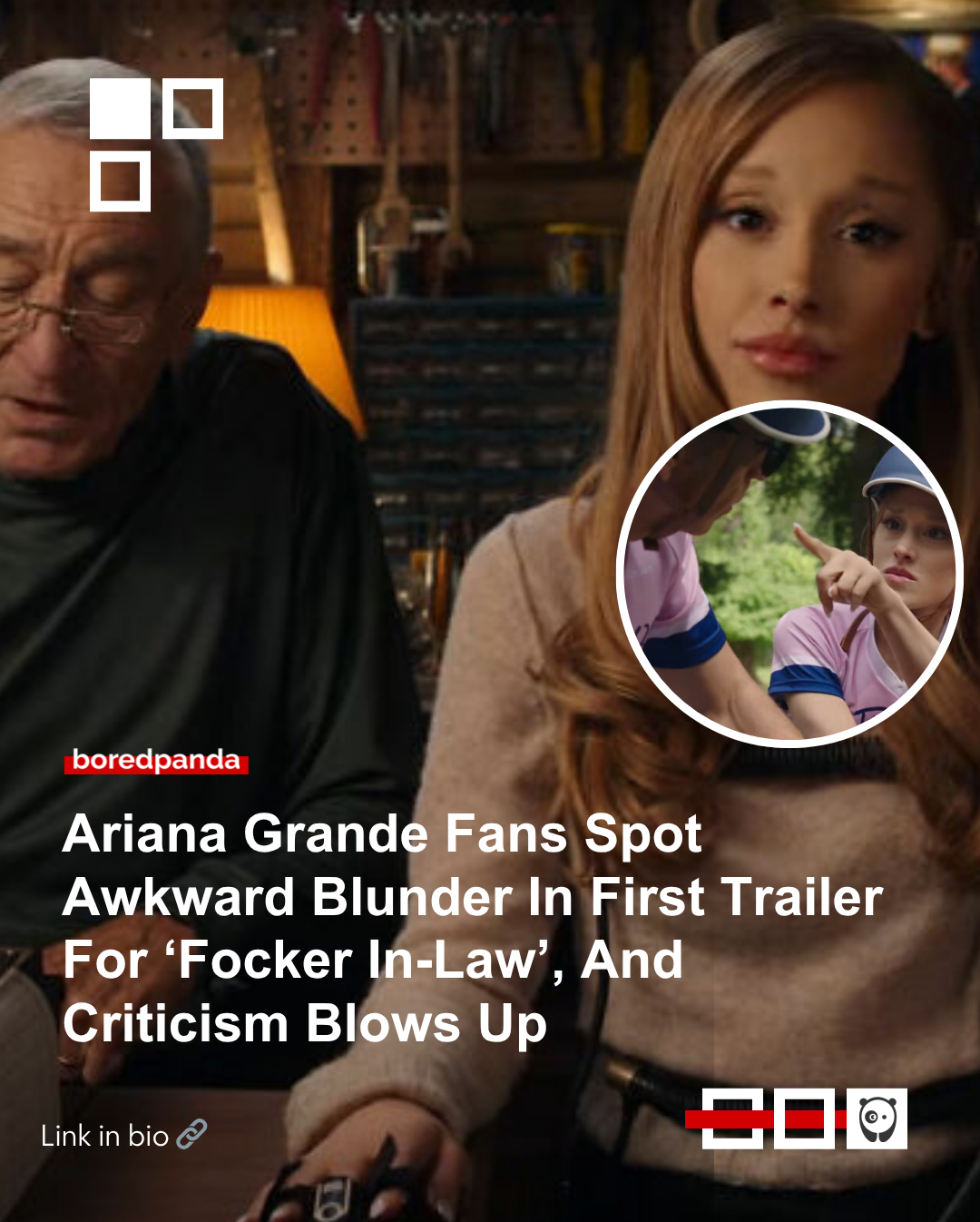 Ariana Grande’s casting in ‘Focker In-Law’ has sparked intense debate online, with fans divided over whether she fits into the iconic comedy franchise.
The trailer has drawn intense criticism for noticeable production hiccups, including a viral editing blunder in a key scene.Read more at the link in our bio.
