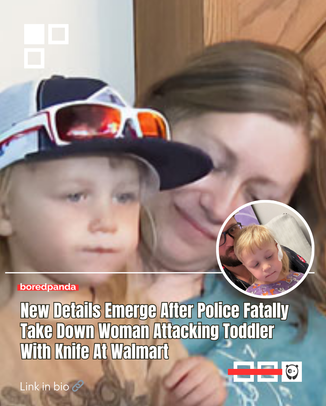 Three-year-old Cyler Hillman suffered serious injuries after being abducted at knifepoint inside a Walmart, requiring multiple stitches and surgery.
Omaha police intervened swiftly, fatally stopping the attacker, whose history of mental illness and violent incidents has now surfaced. Read more at the link in our bio.