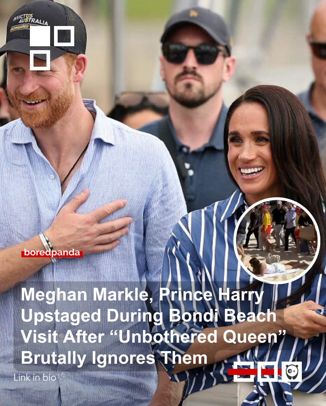 Meghan Markle and Prince Harry’s visit to Bondi Beach took an unexpected turn after a viral moment involving an “unbothered” beachgoer.
The clip quickly ignited controversy online, with netizens harshly criticizing the non-working royals as “rude” and “poorly planned.”  Read more at the link in our bio.