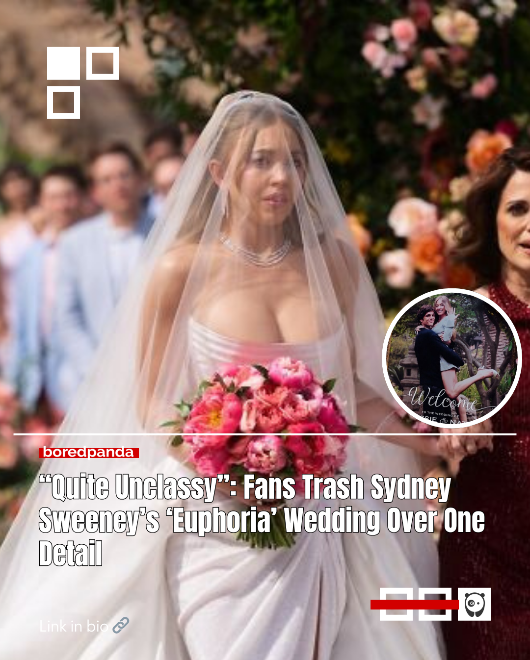 Fans roast Euphoria season 3 wedding photos over a surprising detail. Viewers question Cassie and Nate’s toxic relationship ahead of the wedding episode.
Sydney Sweeney faces fresh backlash for defending Cassie’s controversial storyline. Read more at the link in our bio.